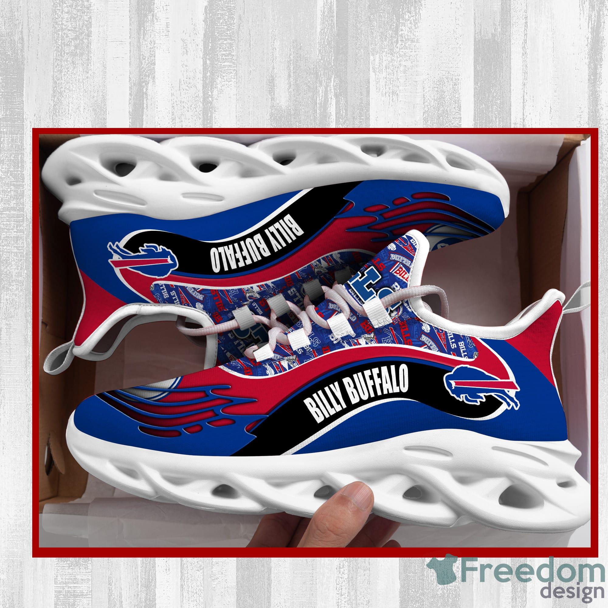 NFL Buffalo Bills Max Soul Sneaker Running Shoes - Freedomdesign