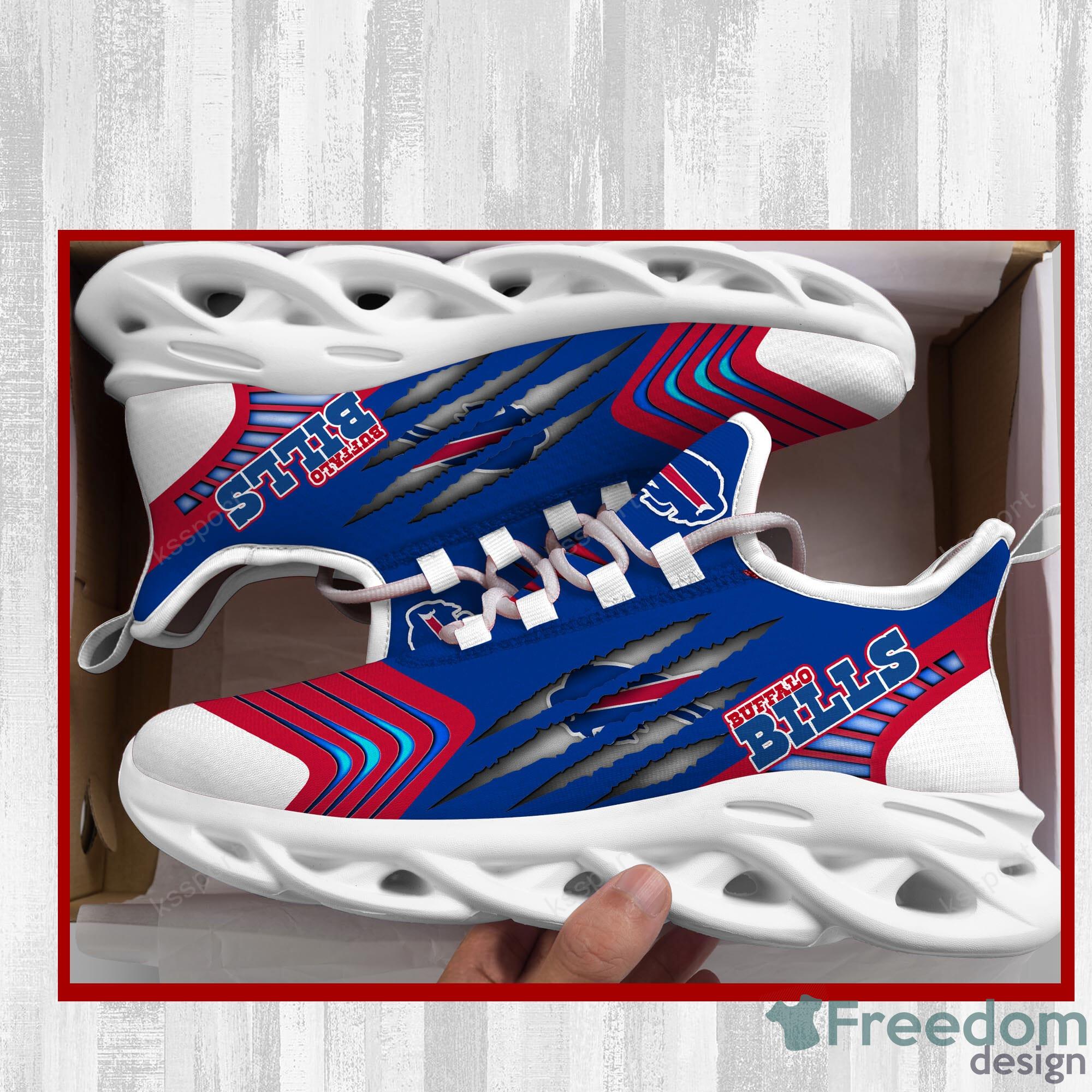 NFL Buffalo Bills Max Soul Sneaker Running Shoes - Freedomdesign