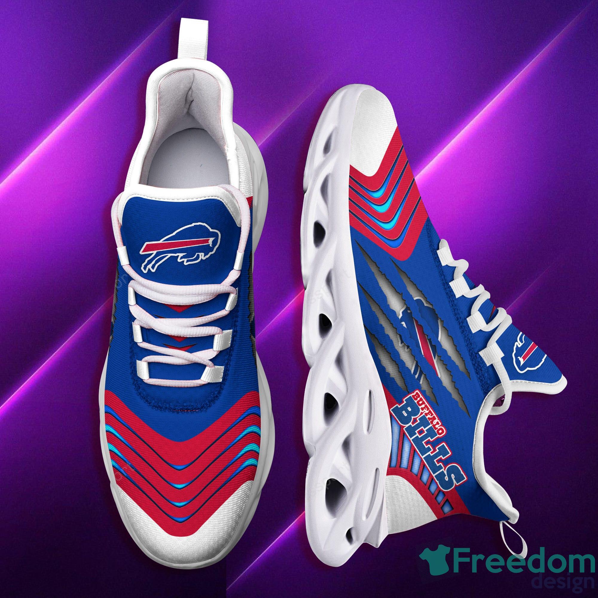 NFL Buffalo Bills Max Soul Sneaker Running Shoes - Freedomdesign