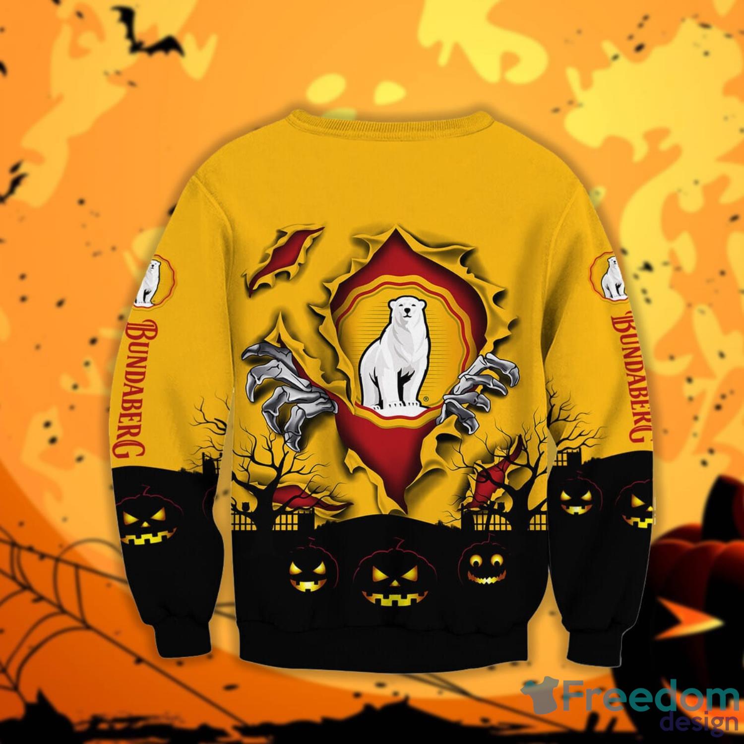 Bundaberg Rum Scary Night Halloween Gift Sweatshirt Product Photo 2