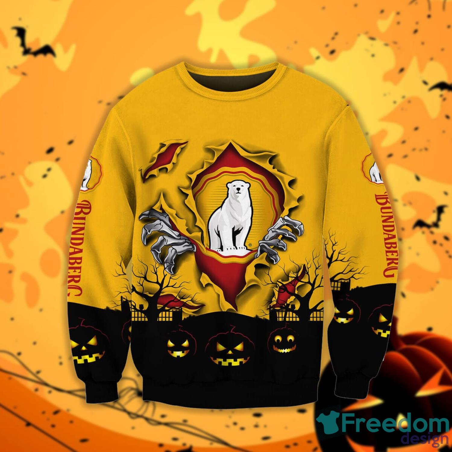Bundaberg Rum Scary Night Halloween Gift Sweatshirt Product Photo 1