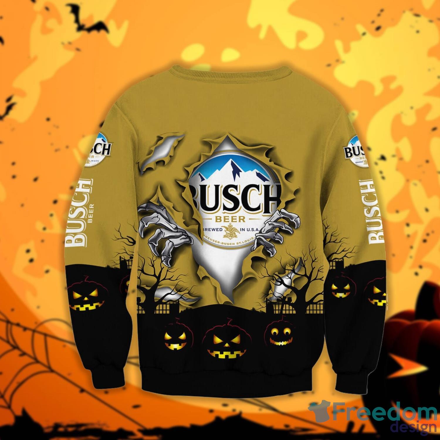 Busch Beer Scary Night Halloween Gift Sweatshirt Product Photo 2
