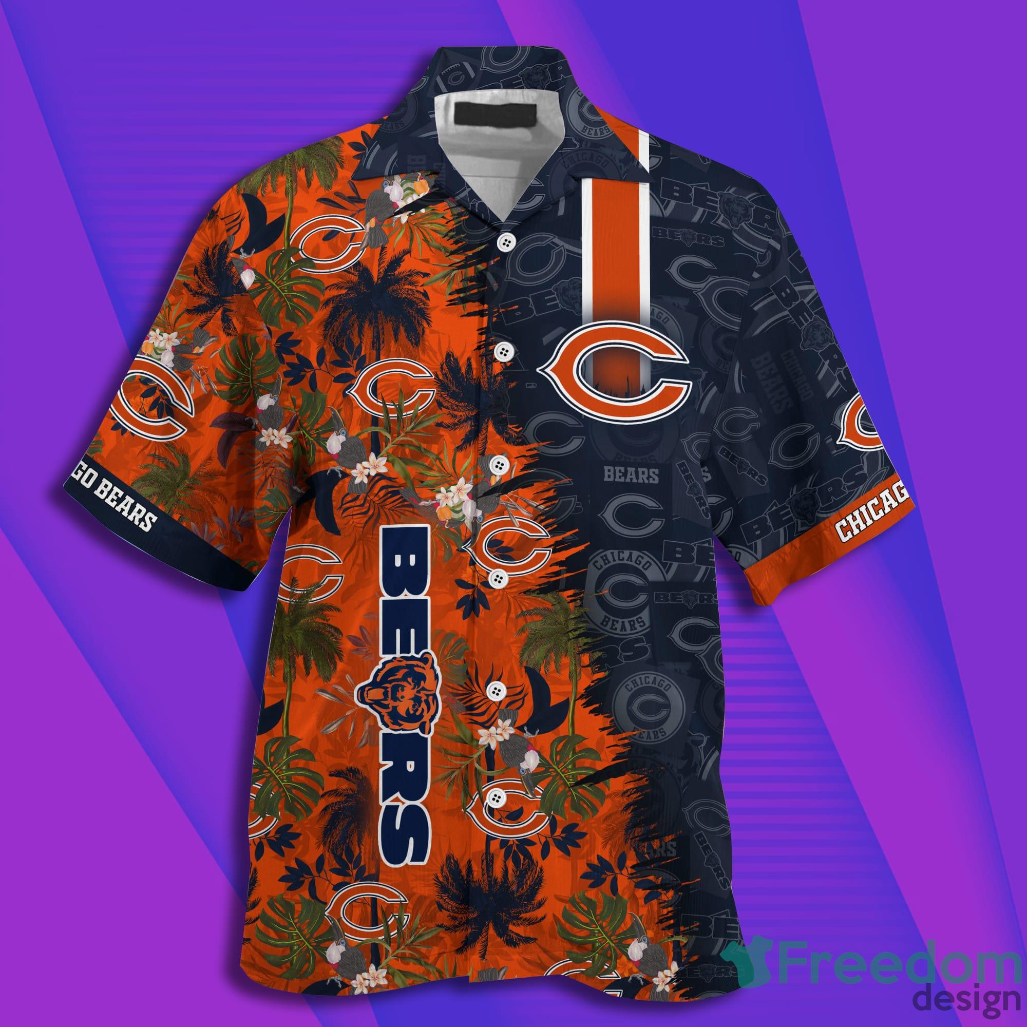 Chicago Bears Hawaiian Shirt, Shorts, Combo Hawaiian Shirt And