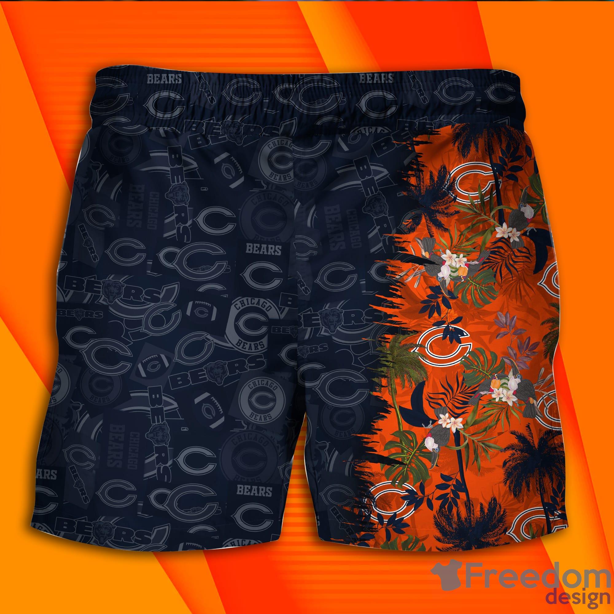 Chicago Bears NFL Combo Summer Hawaiian Shirt And Pants