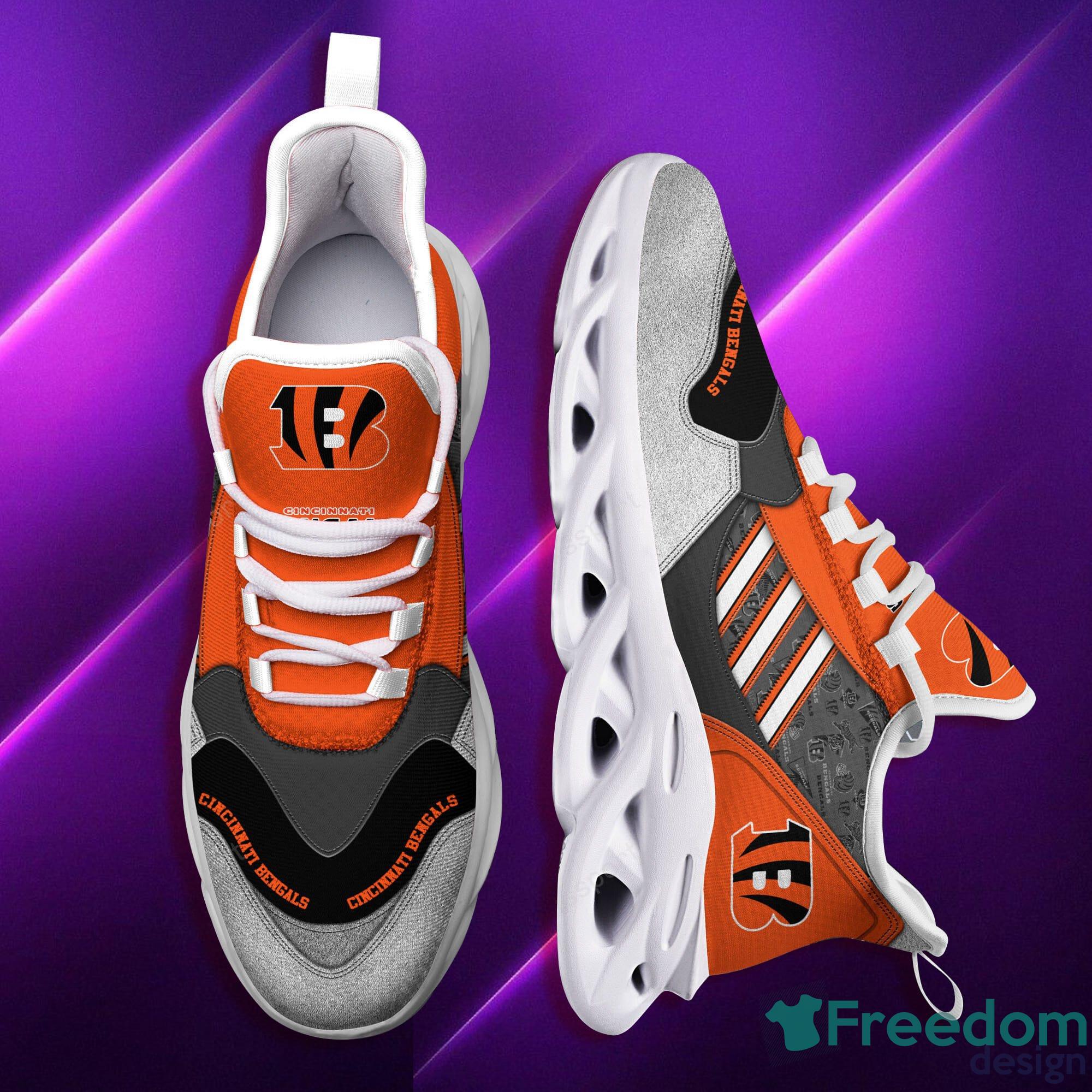 Cincinnati Bengals NFL Max Soul Sneakers Sport Shoes - Freedomdesign