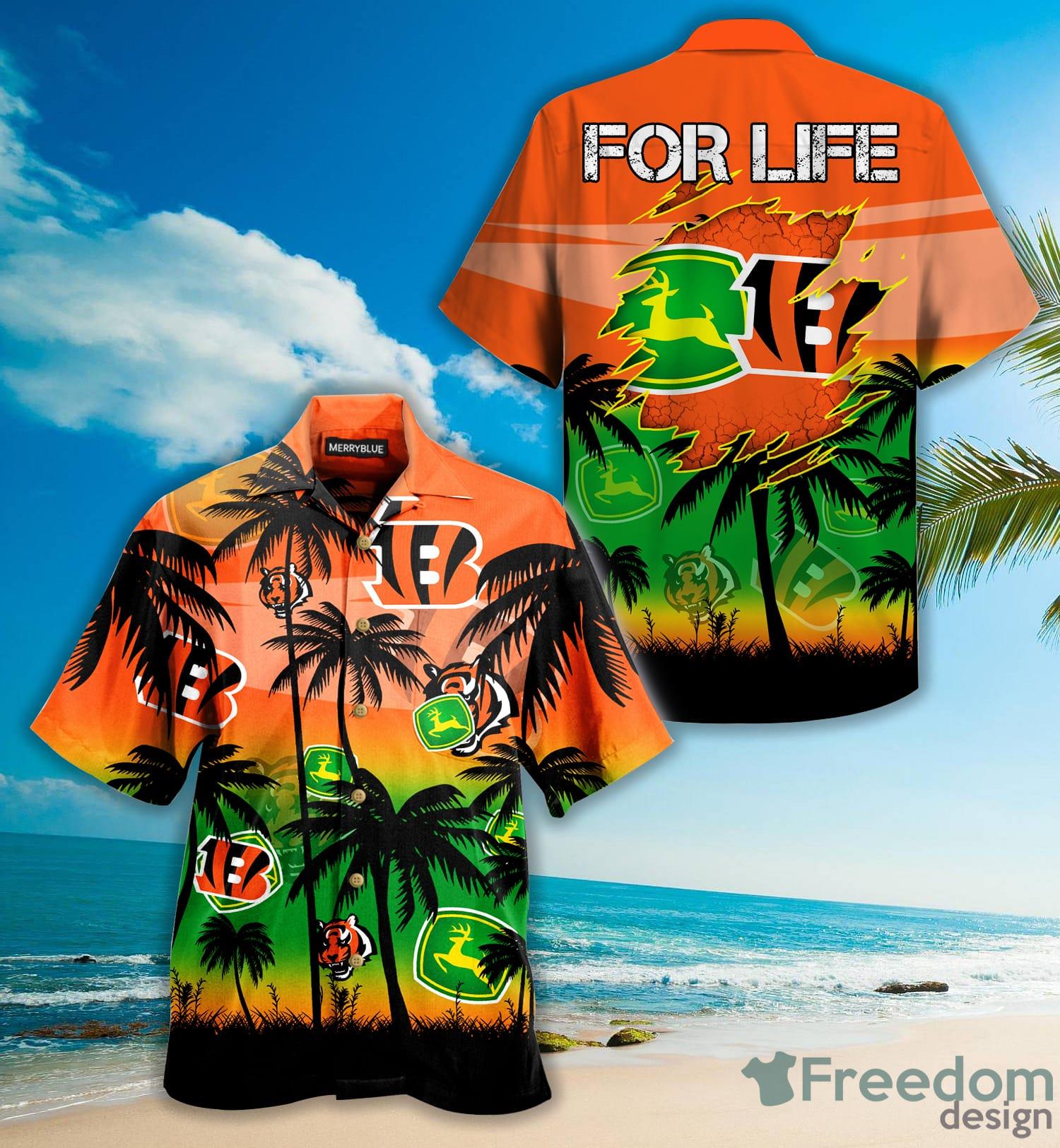 NFL Cincinnati Bengals Hawaiian Shirt Short For Fans 03