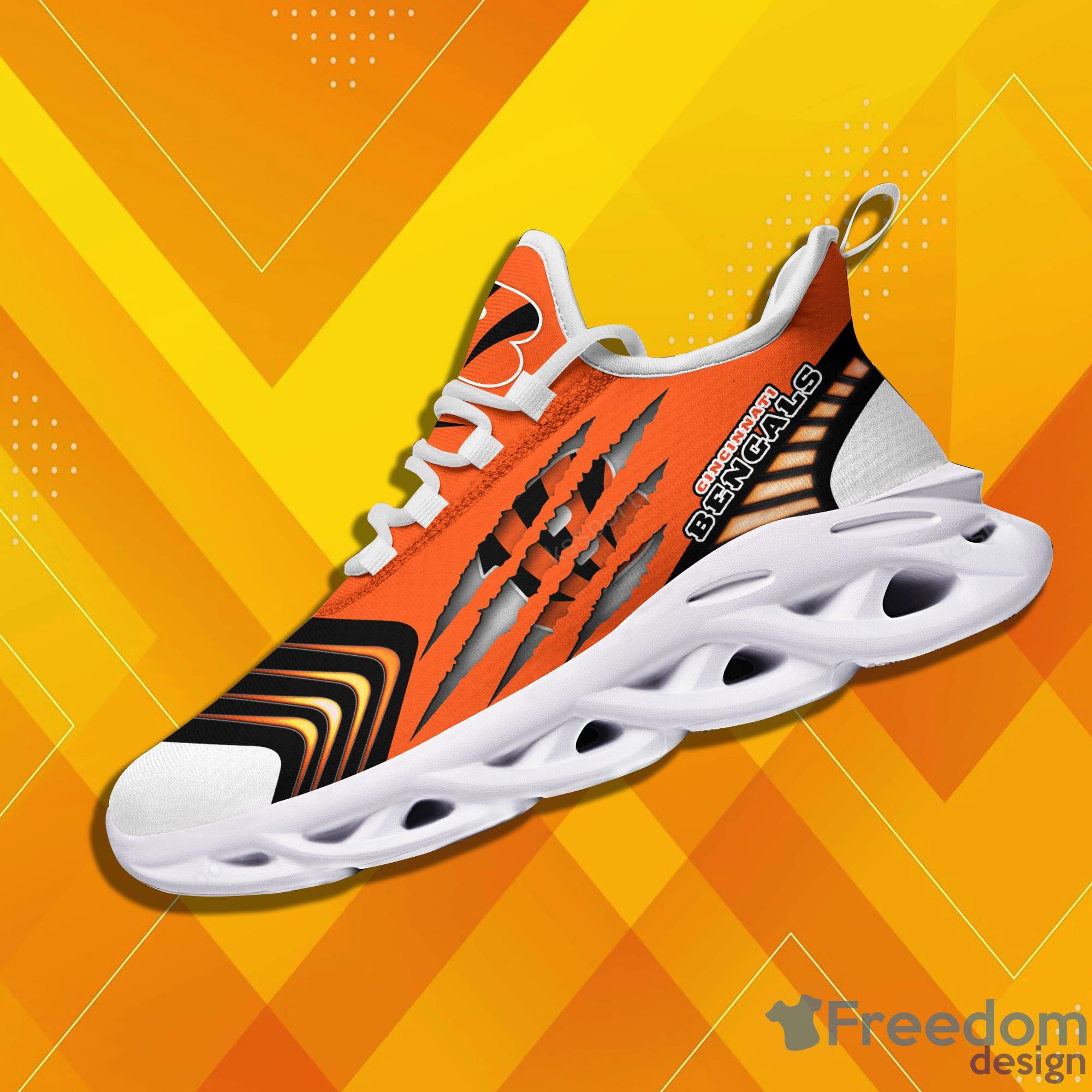 Cincinnati Bengals NFL Max Soul Sneakers Sport Shoes - Freedomdesign