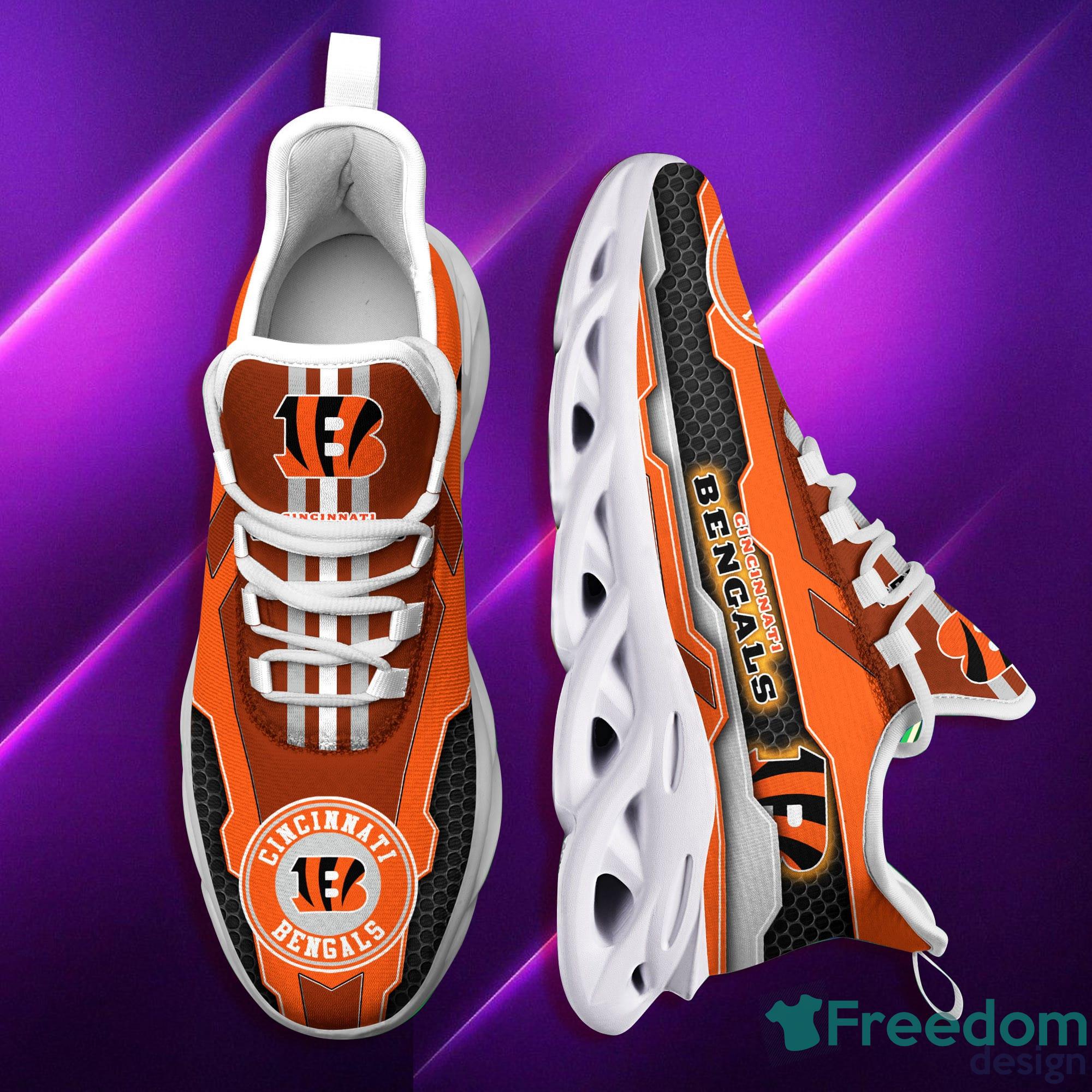 Cincinnati Bengals NFL Max Soul Sneakers Sport Shoes - Freedomdesign