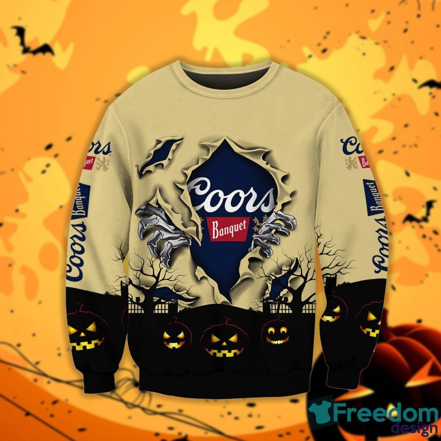 Coors Banquet Scary Night Halloween Gift Sweatshirt Product Photo 1
