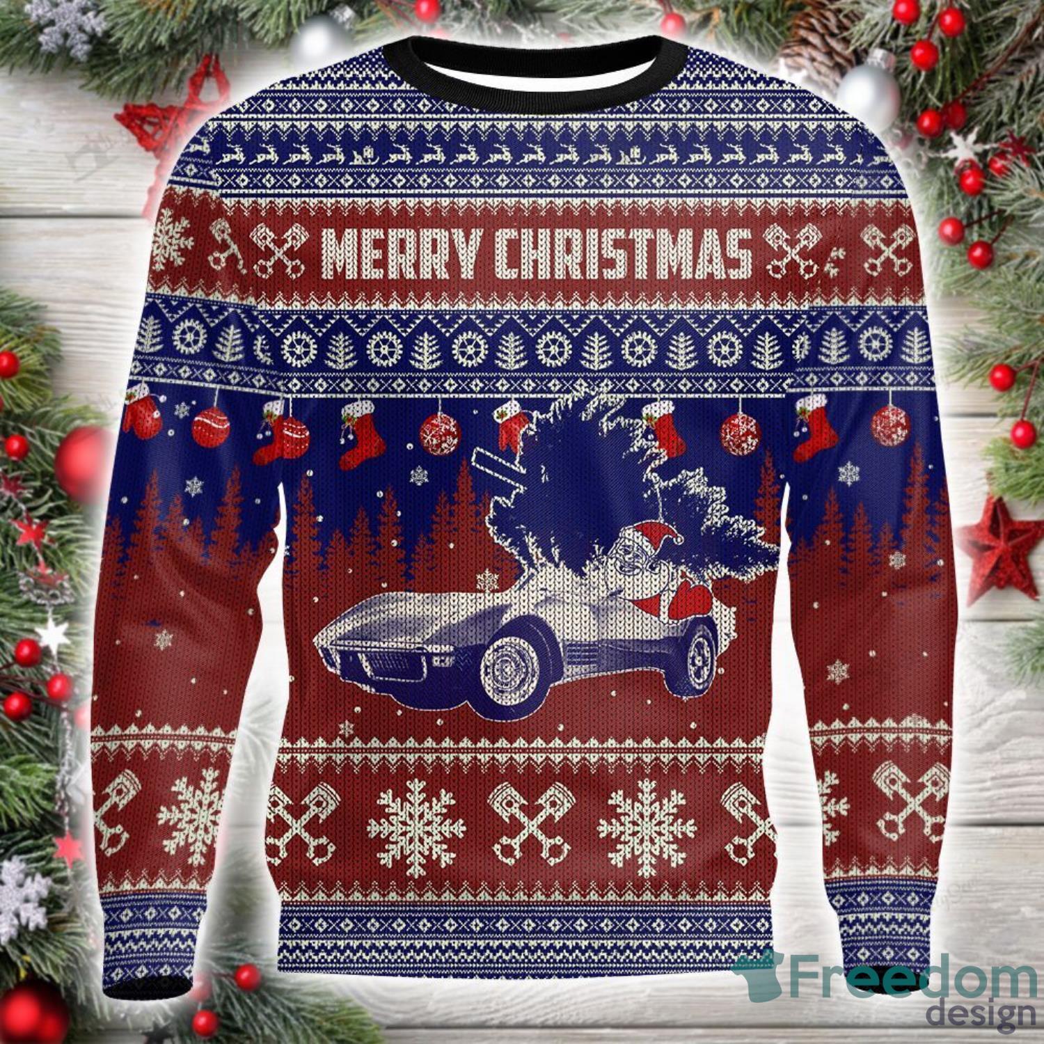 Corvette 2025 christmas sweater