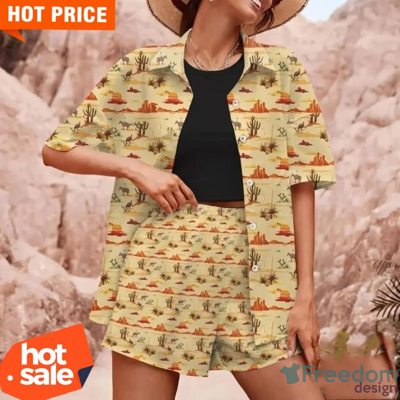 Cowboy Desert All Over Print Hawaiian Shirt Product Photo 1 Cowboy Desert All Over Print Hawaiian Shirt Product Photo 1