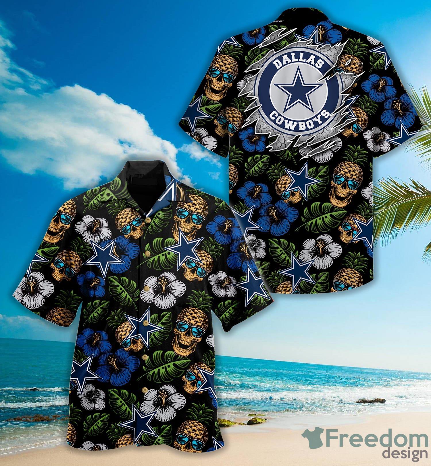 Dallas Cowboy Pineapple Hawaiian Shirt For Fans - Freedomdesign