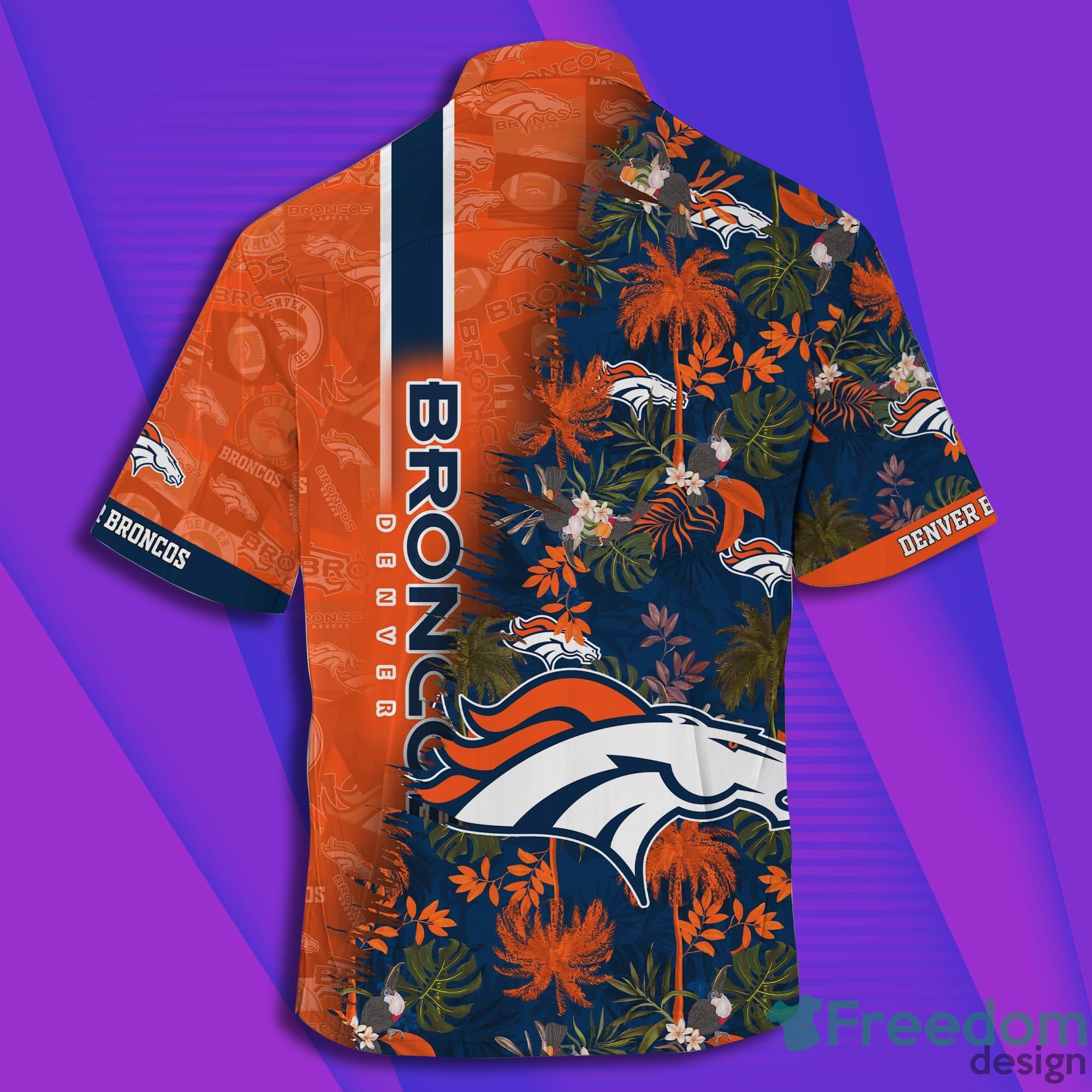 Denver Broncos NFL Combo Summer Hawaiian Shirt And Pants Product Photo 3 Denver Broncos NFL Combo Summer Hawaiian Shirt And Pants Product Photo 3