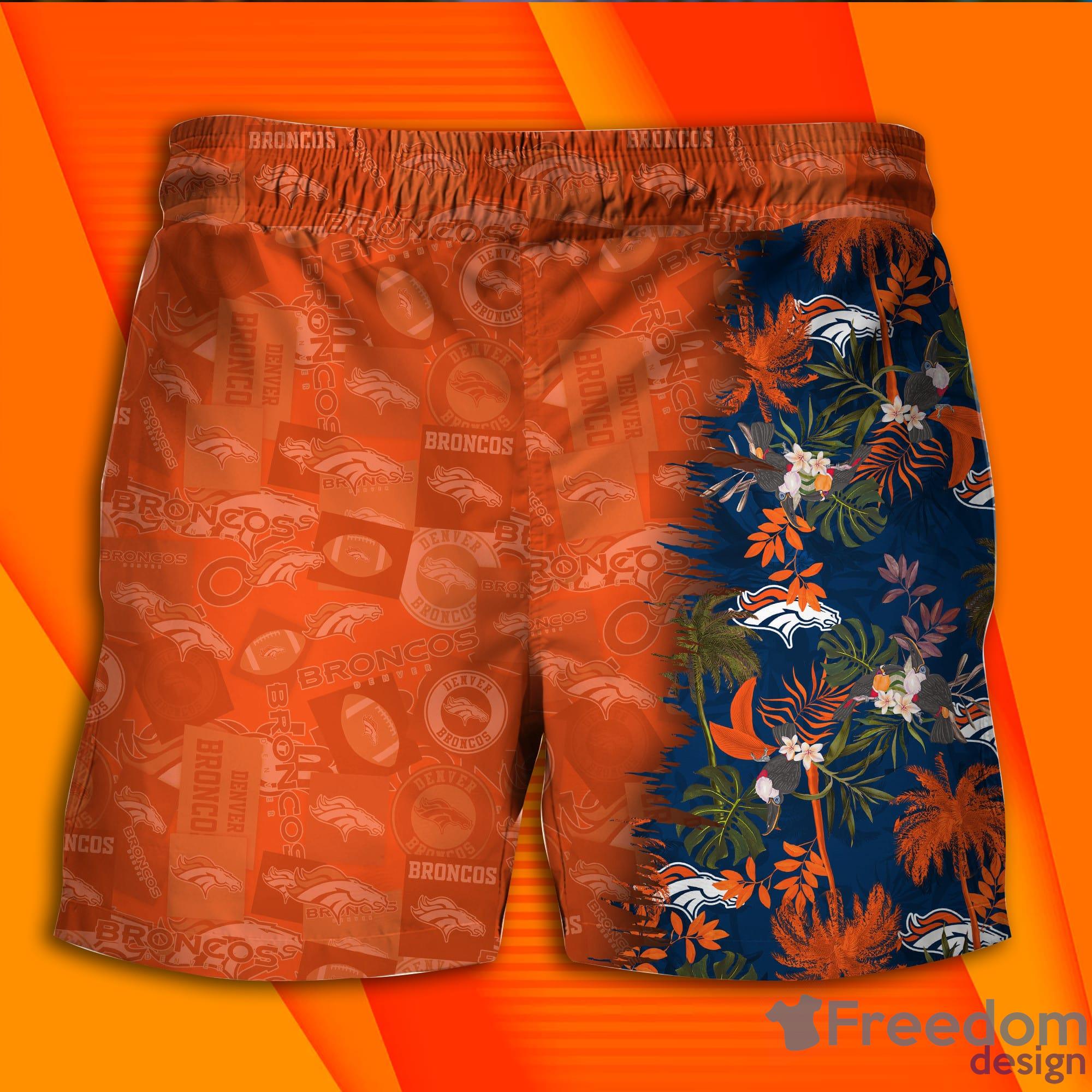 Denver Broncos NFL Combo Summer Hawaiian Shirt And Pants Product Photo 5 Denver Broncos NFL Combo Summer Hawaiian Shirt And Pants Product Photo 5