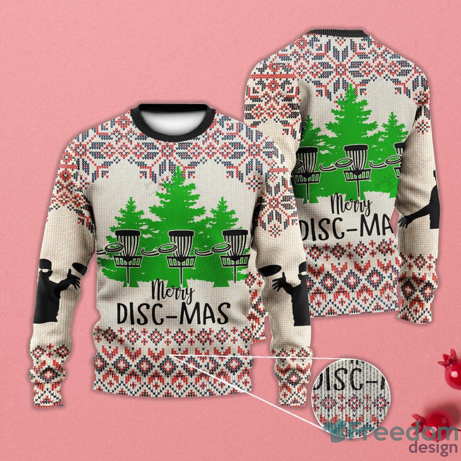 Disc golf ugly hot sale christmas sweater