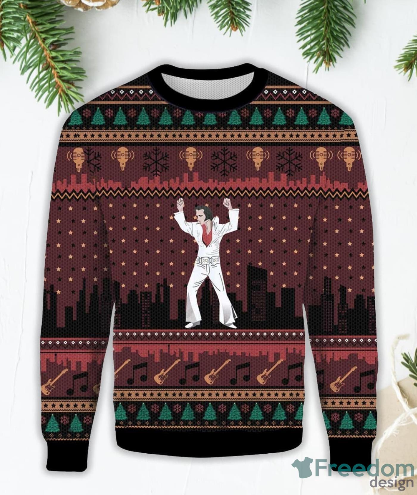 Elvis deals christmas sweater