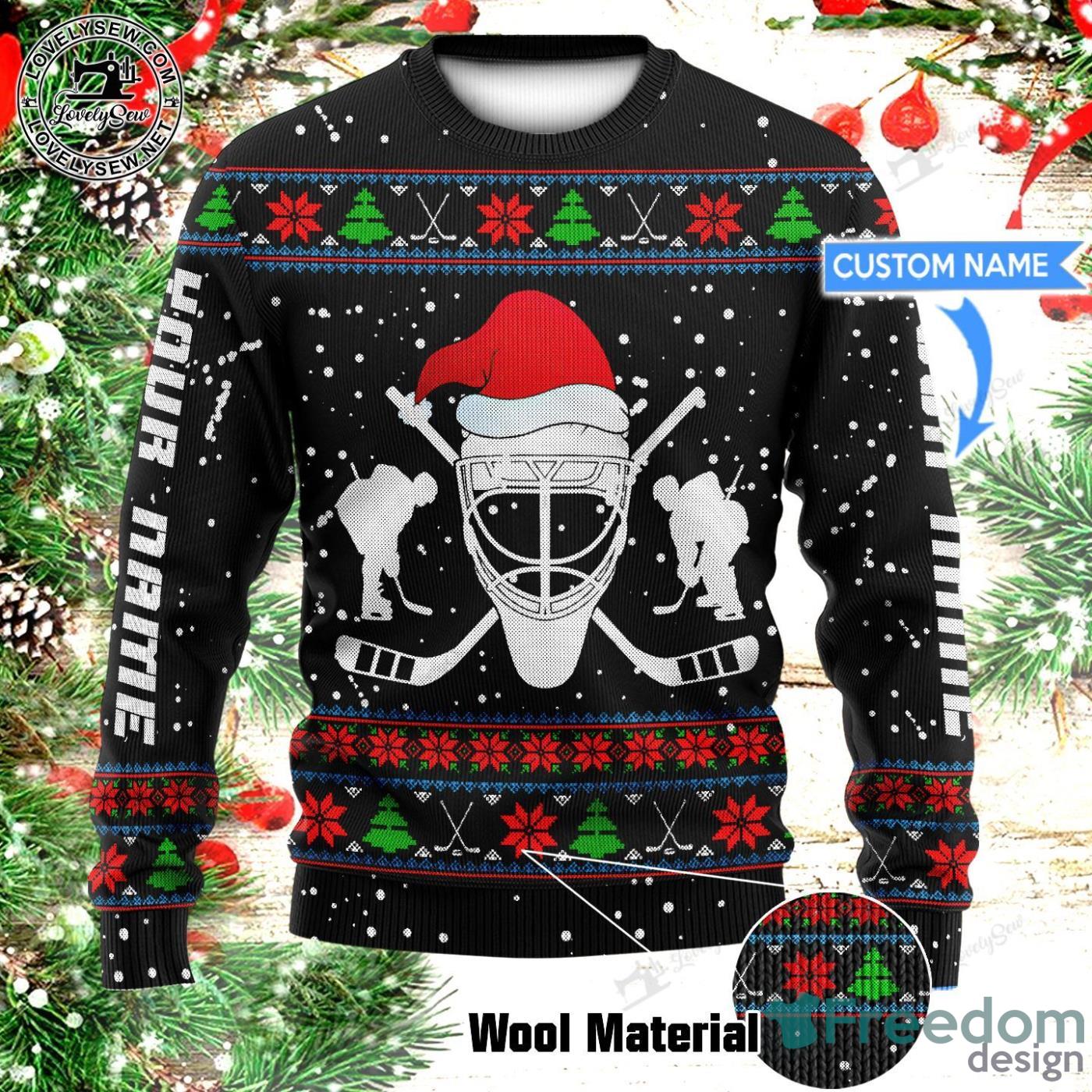 Soo-Greyhounds Hockey Custom Ugly Christmas Sweater - EmonShop