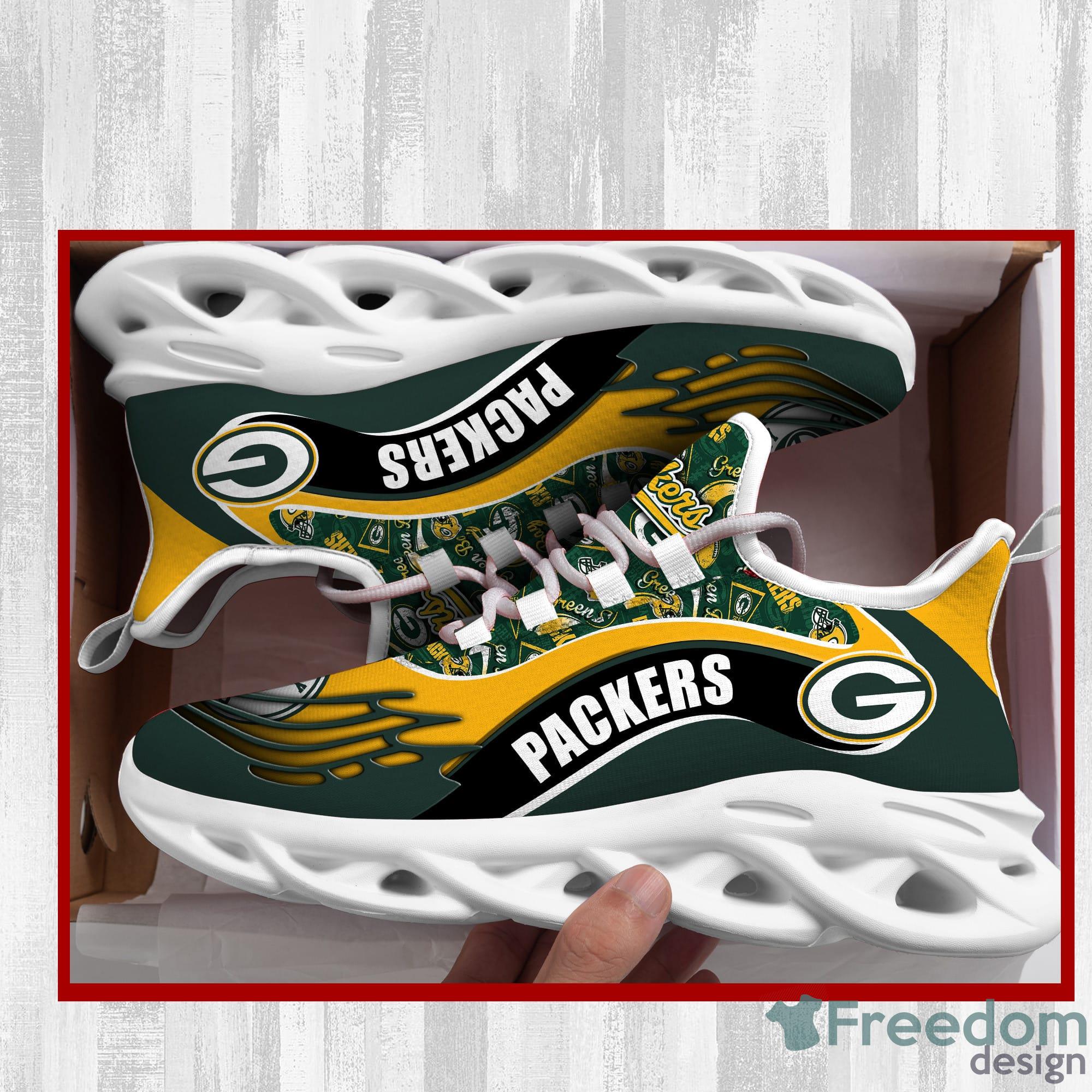 NFL Green Bay Packers Max Soul Sneaker Sport Fans Running Shoes