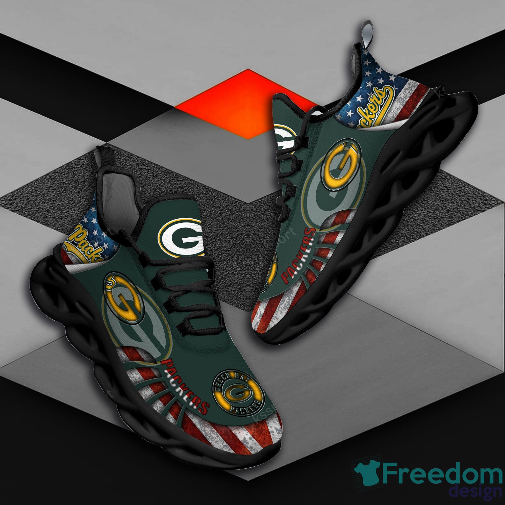 NFL Green Bay Packers Max Soul Sneaker Sport Fans Running Shoes