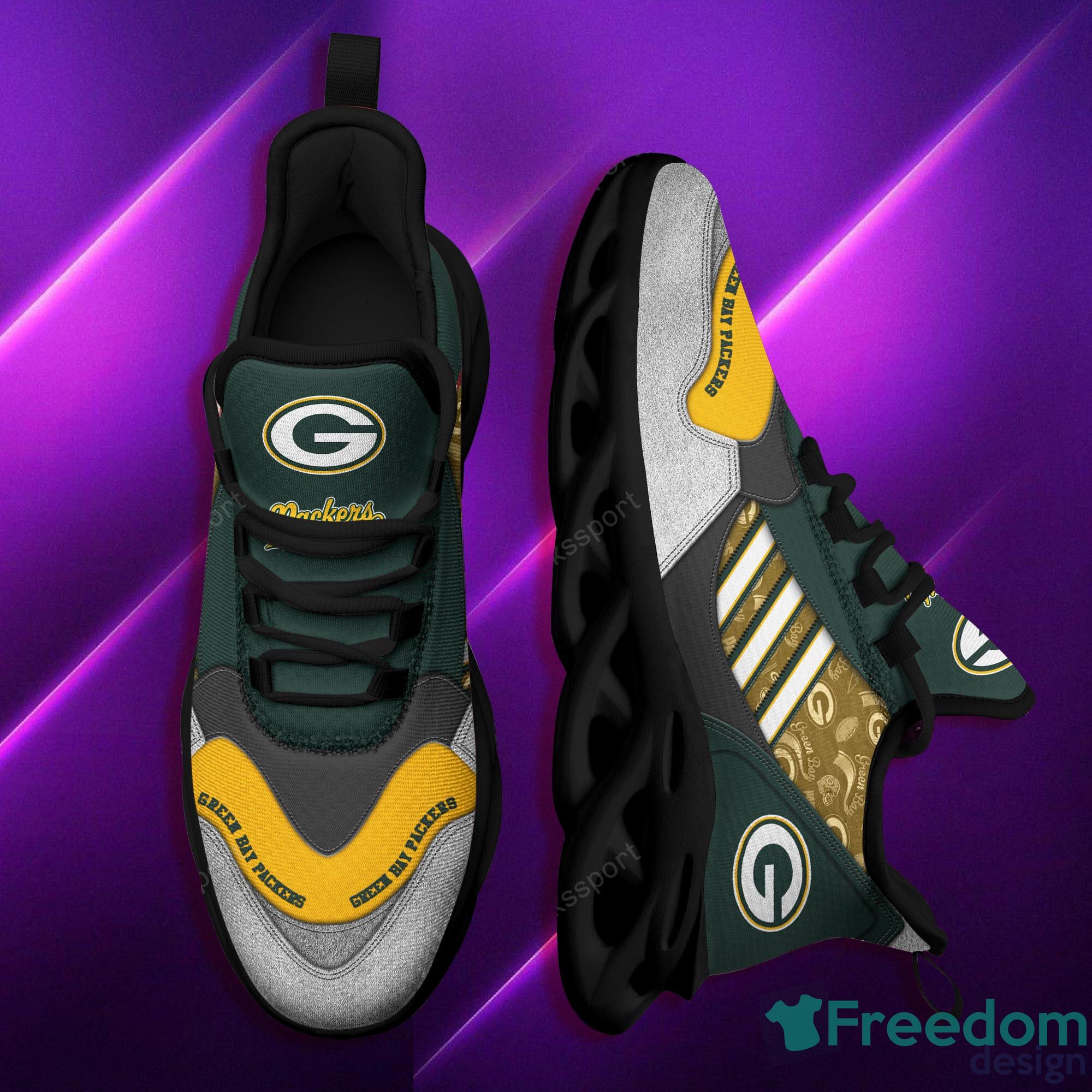 Green Bay Packers NFL Running Shoes Max Soul Shoes - Freedomdesign