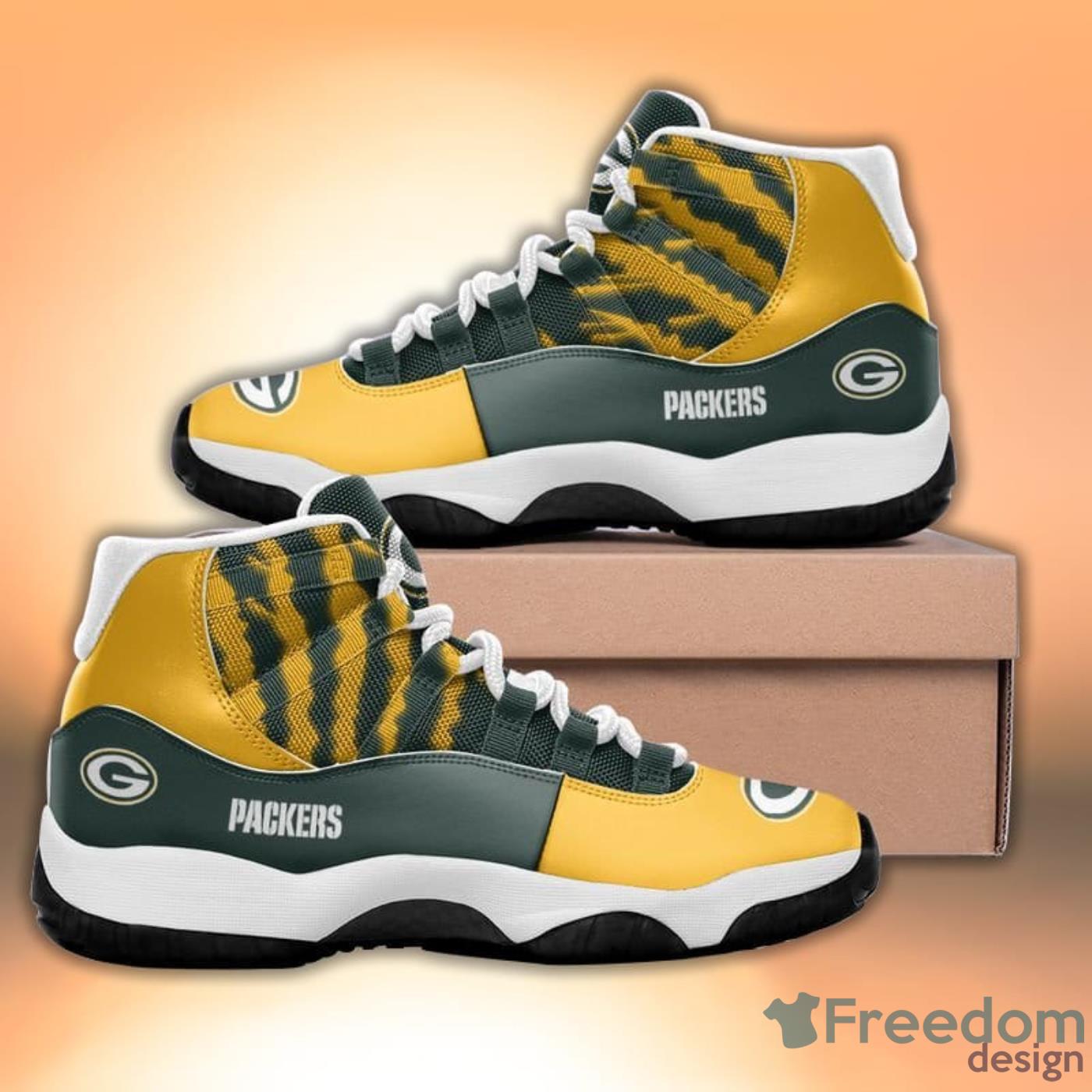 Green Bay Packers Shoes Air Jordan 13 For Men And Women V44 - EvaPurses