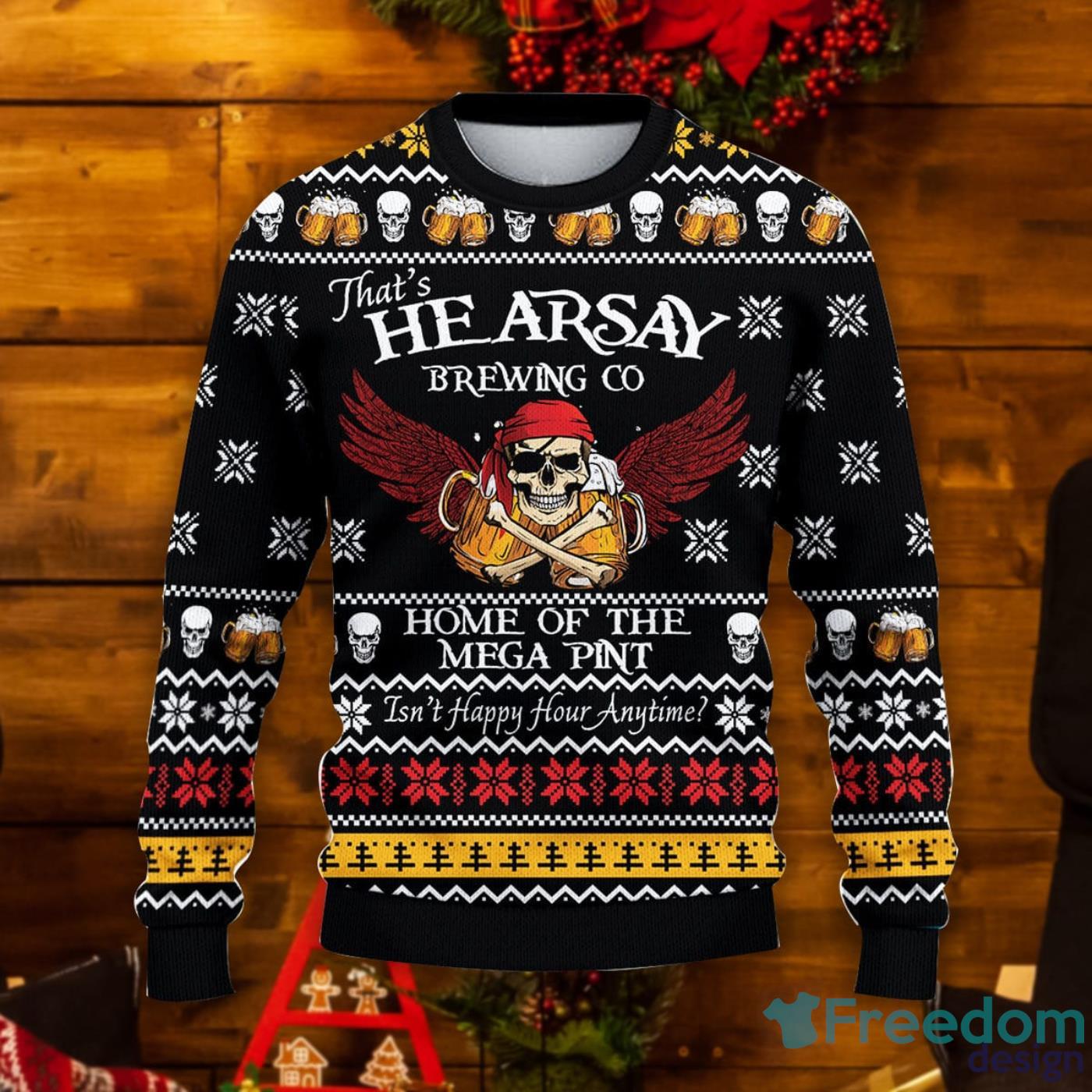 Houston Texans Christmas Skull Halloween Ugly Christmas Sweater