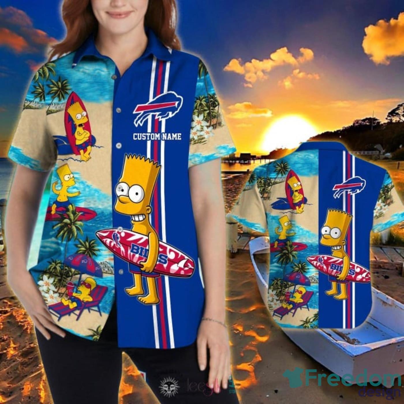 Buffalo Bills Hawaiian Shirt, Shorts, Combo Hawaiian Shirt And