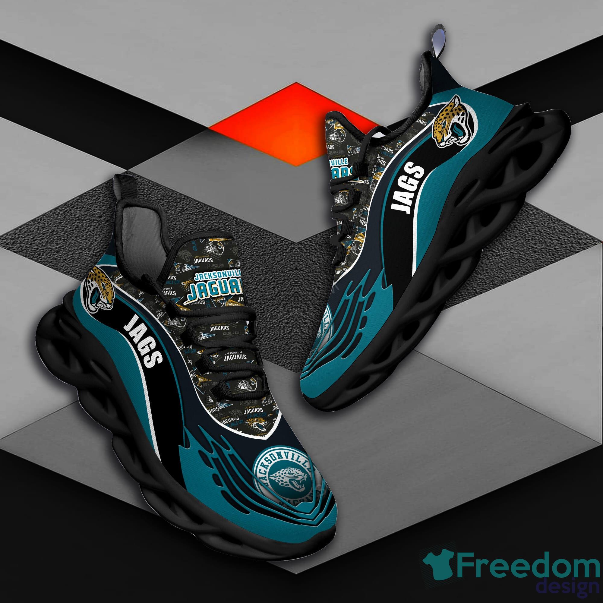Jacksonville Jaguars NFL Symbol Max Soul Sneakers Sport Shoes image Jacksonville Jaguars NFL Symbol Max Soul Sneakers Sport Shoes Product Photo 2