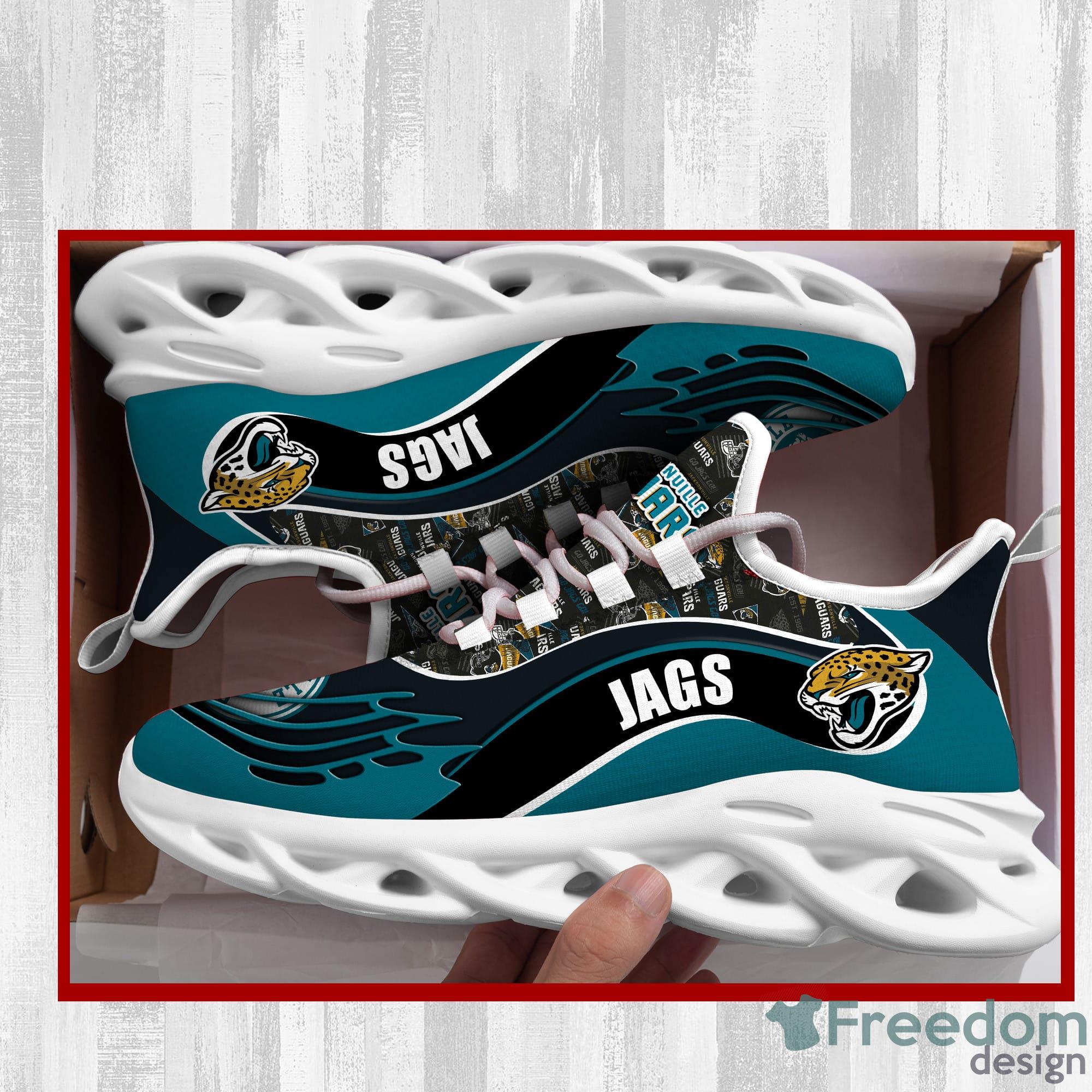 Jacksonville Jaguars NFL Symbol Max Soul Sneakers Sport Shoes Product Photo 1 Jacksonville Jaguars NFL Symbol Max Soul Sneakers Sport Shoes Product Photo 1