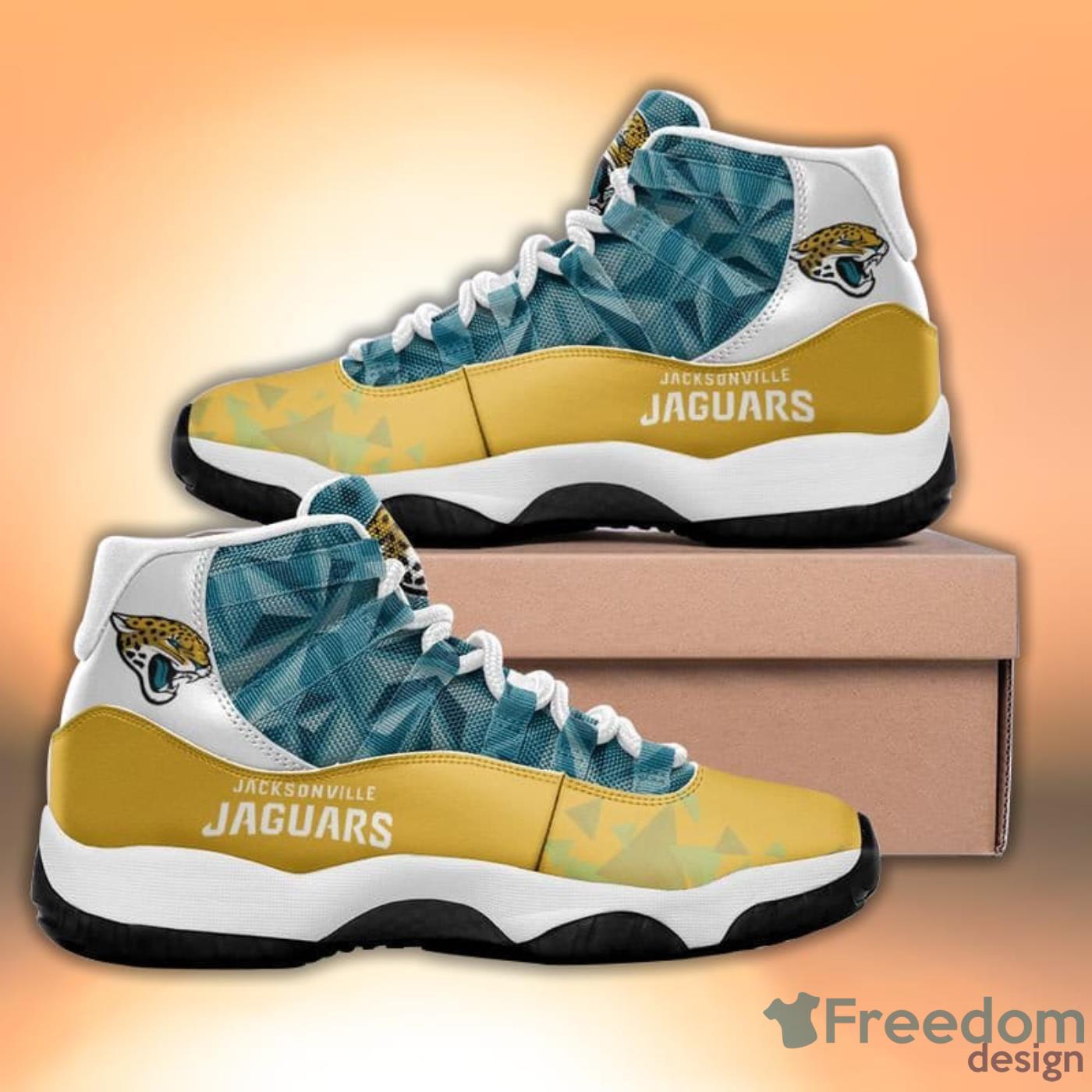 Jacksonville Jaguars NFL Yellow Air Force Shoes Gift For Fans