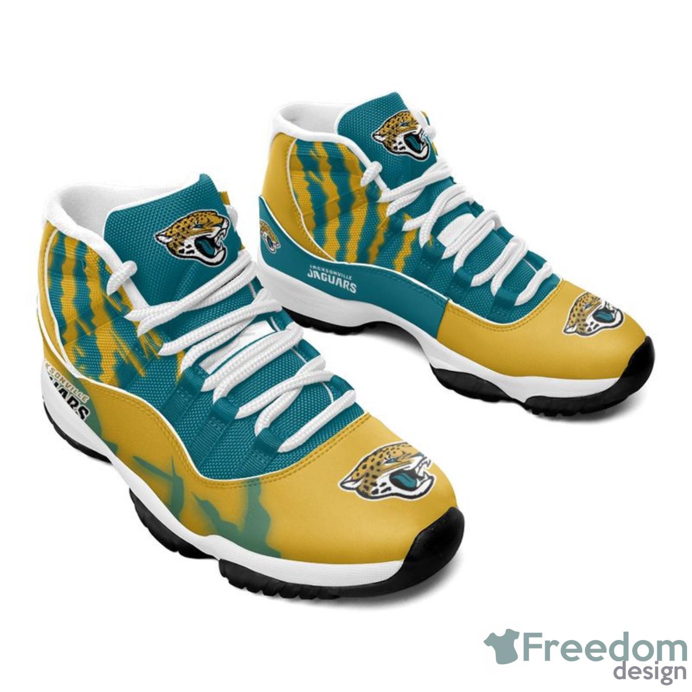 Jacksonville Jaguars Pattern Camo Style Sneaker Air Jordan 11 Shoes