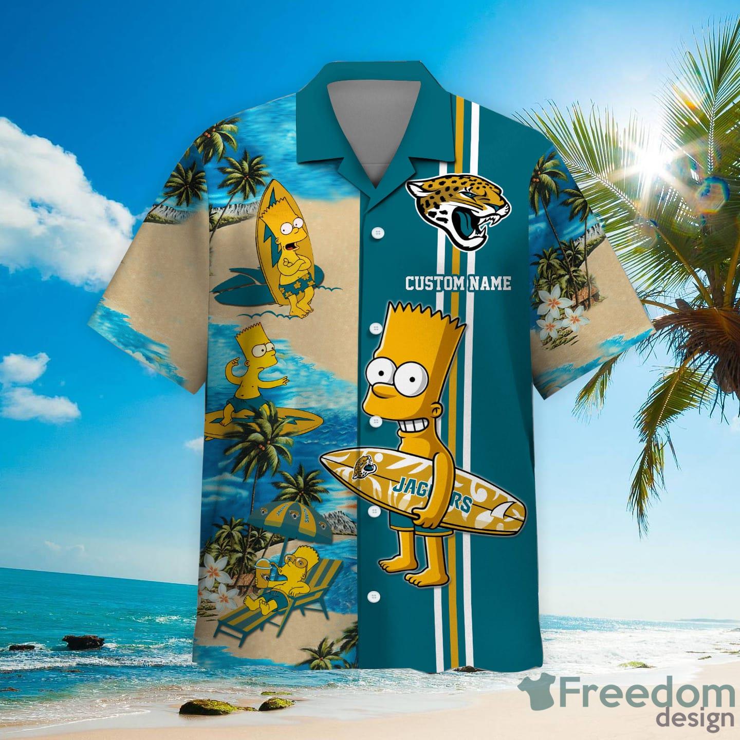 Jacksonville Jaguars Custom Name Hawaiian Shirt