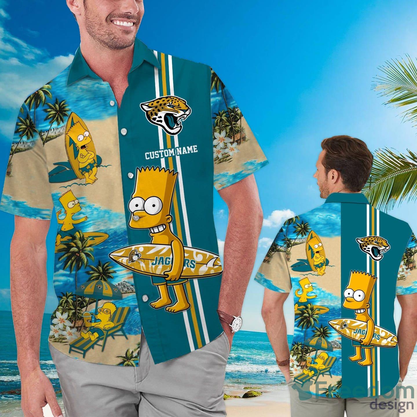 Jacksonville Jaguars Custom Name Hawaiian Shirt