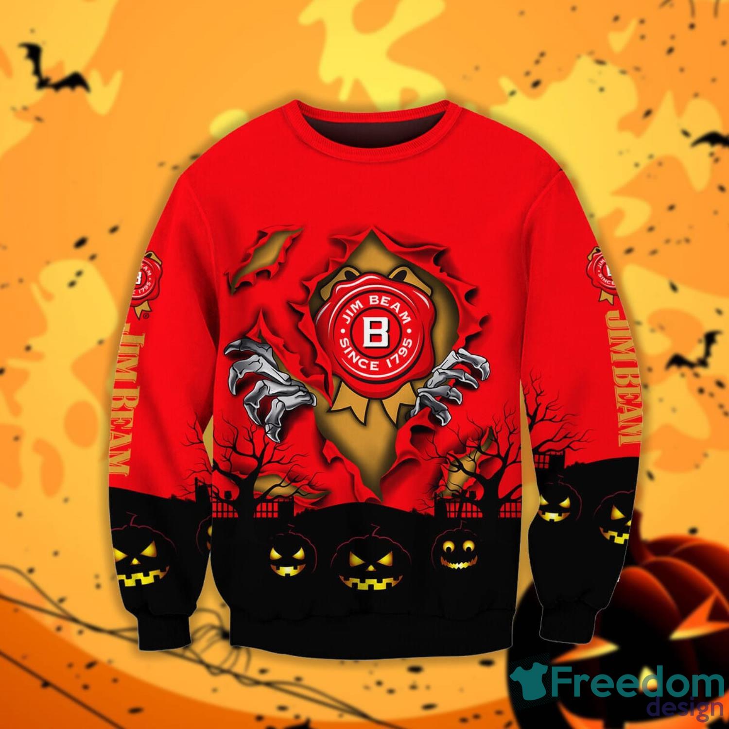 Kansas City Chiefs Hoodie 3D Cheap Horror Night Halloween Pullover