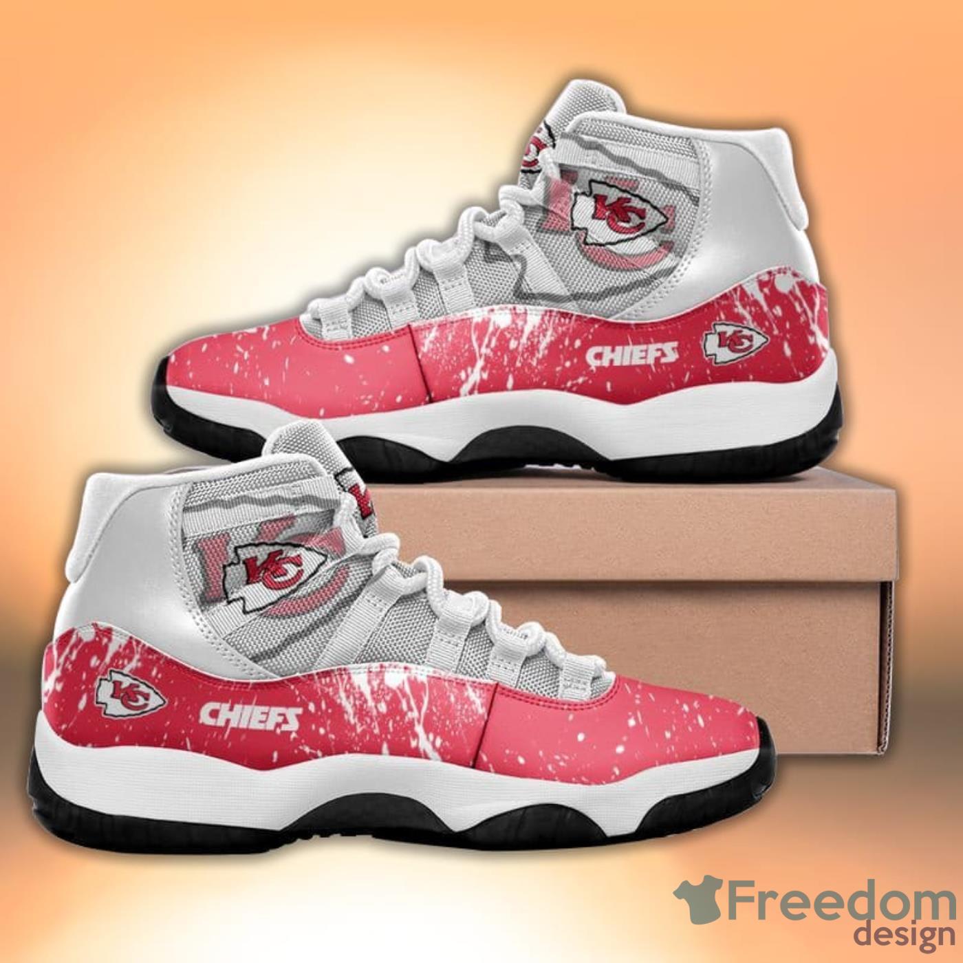 Kansas City Chiefs Ho Ho Ho Pattern Style Sneaker Air Jordan 11 Shoes -  Freedomdesign