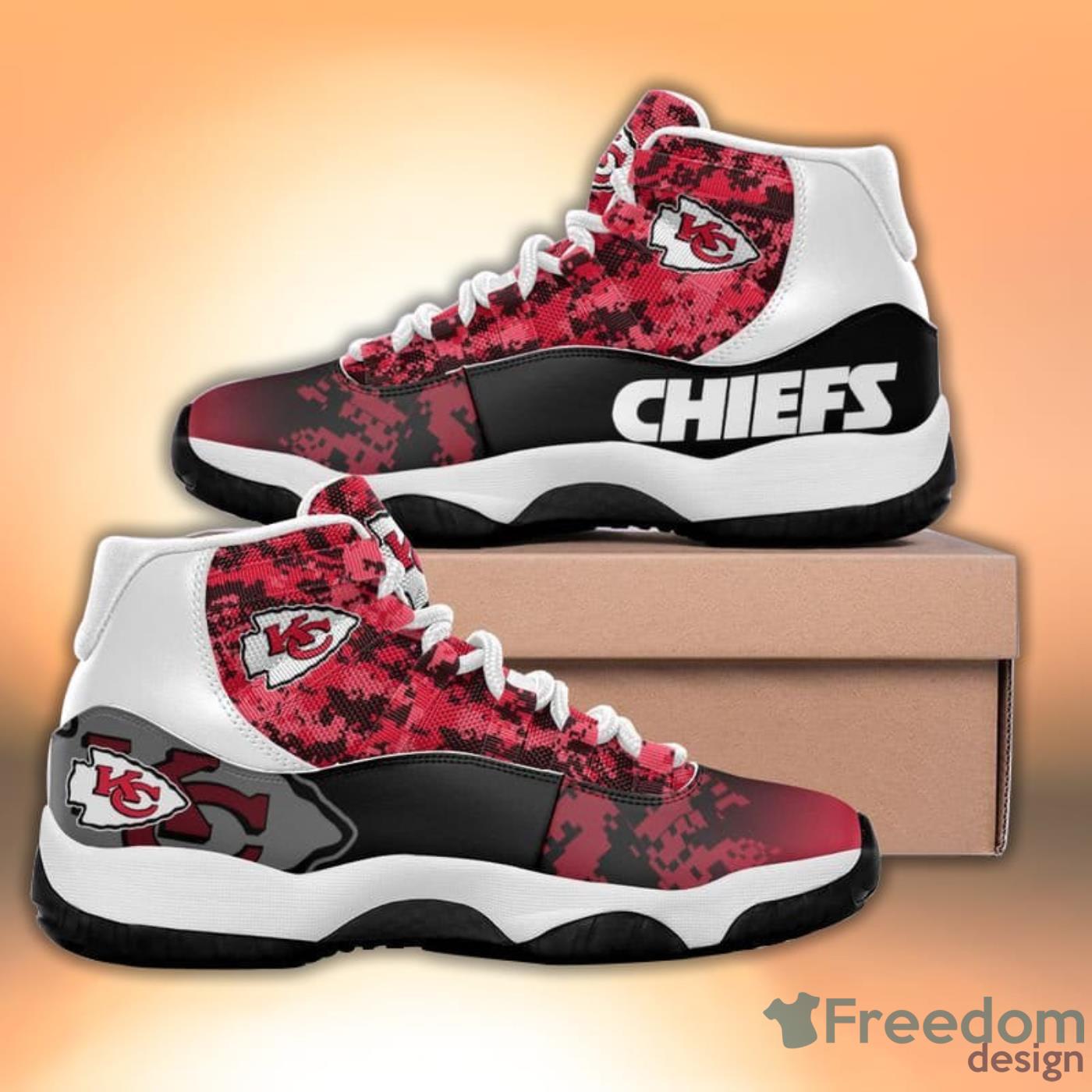 Kansas City Chiefs Logo Air Jordan 11 Sneakers Shoes