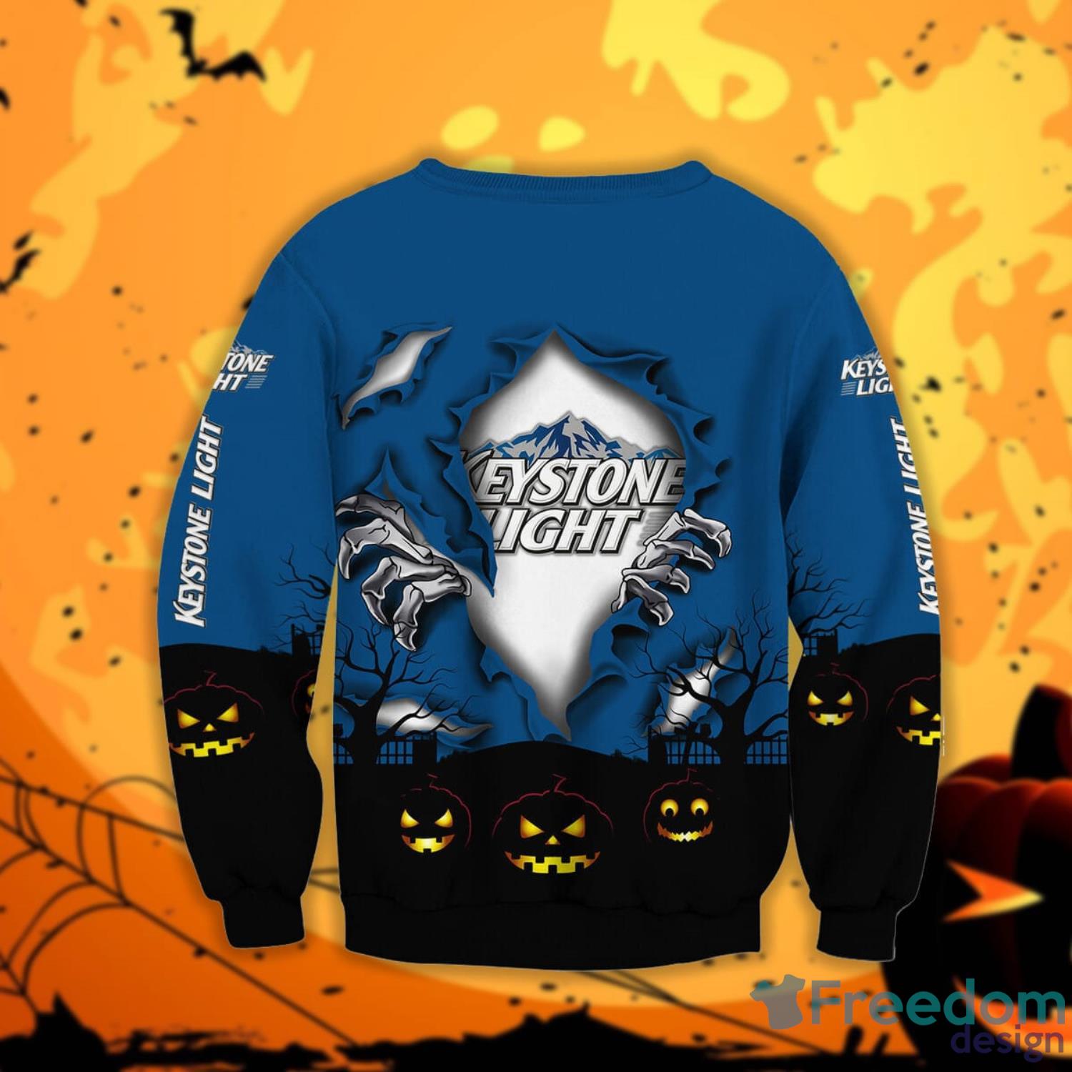 Keystone Light Scary Night Halloween Gift Sweatshirt Product Photo 2