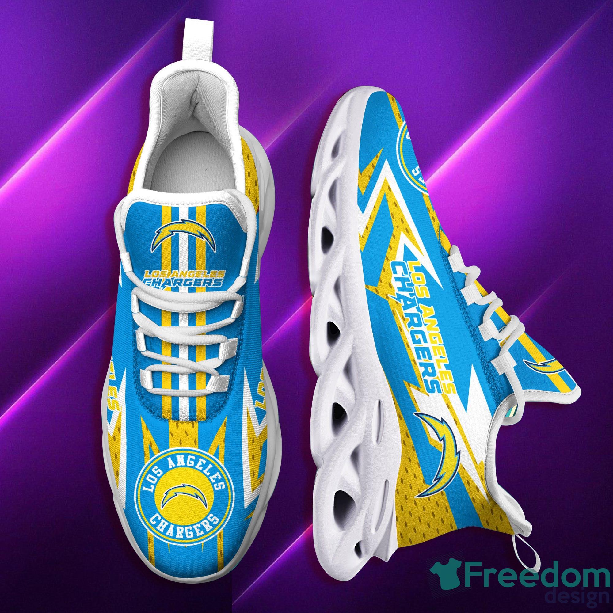 Kansas City Chiefs NFL Yellow Max Soul Shoes - YesItCustom