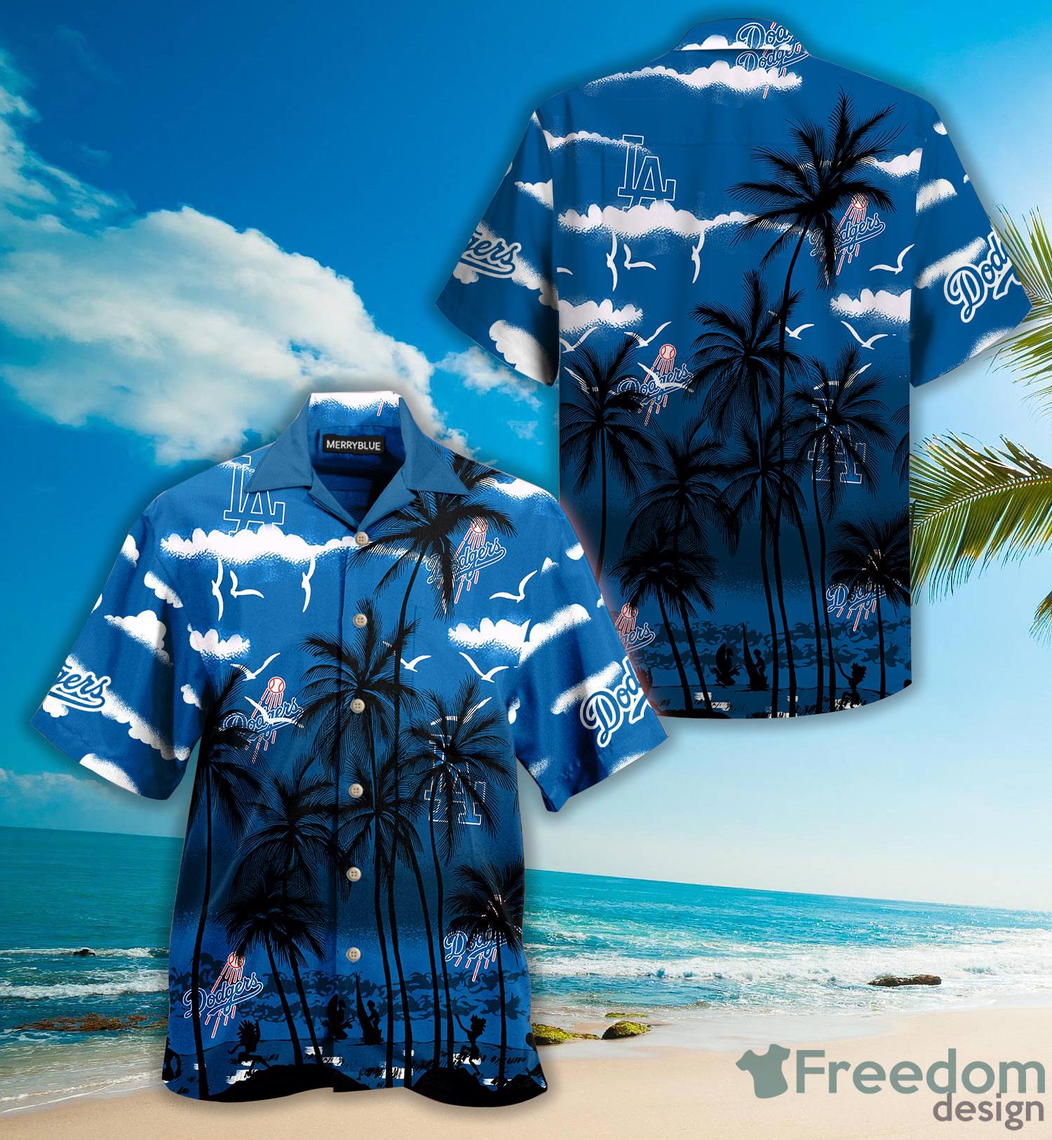 Los Angeles Dodgers Hawaiian Shirt For Fans - Freedomdesign