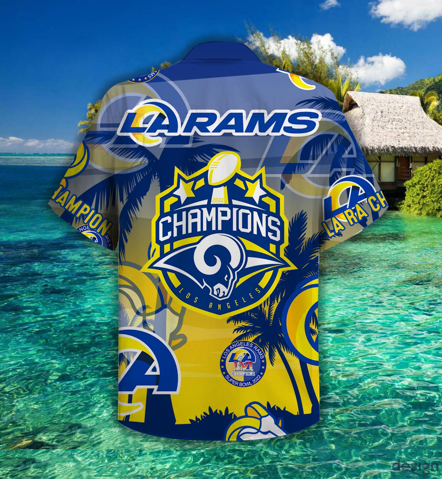 Los Angeles Rams Super Bowl Champions La Rams Hawaiian Shirt For Fans