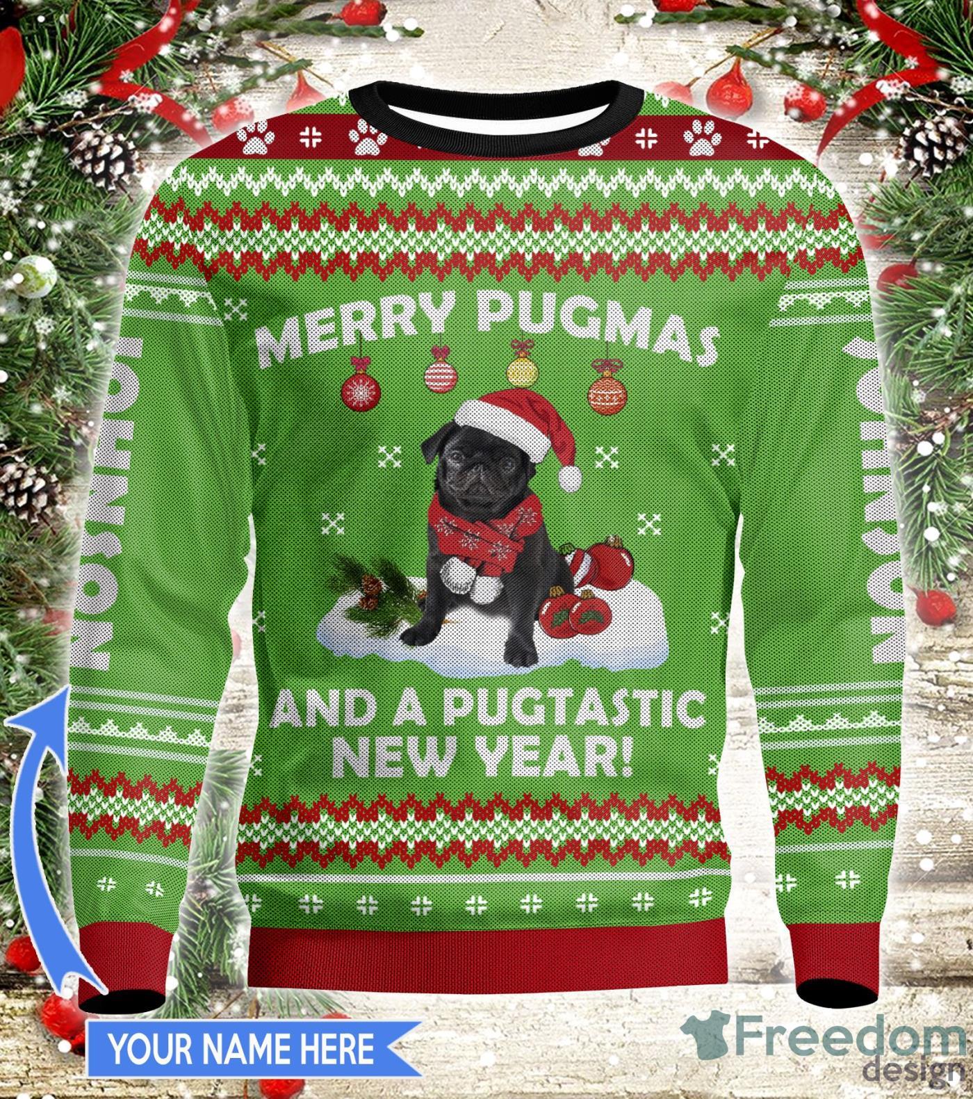 Merry hotsell pugmas sweater