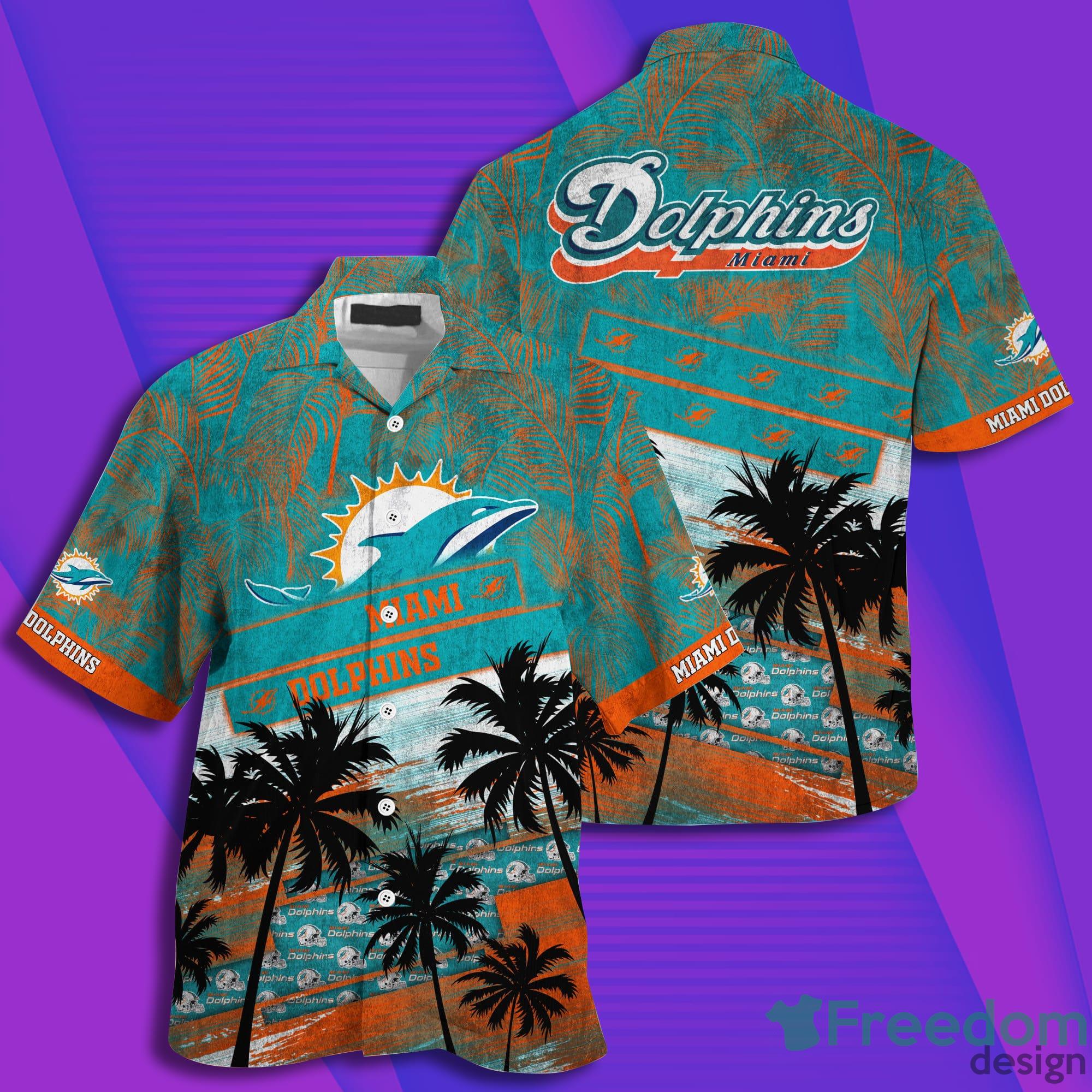 Miami Dolphins NFL And Tropical Pattern Combo Summer Hawaiian Shirt And  Pants - Freedomdesign