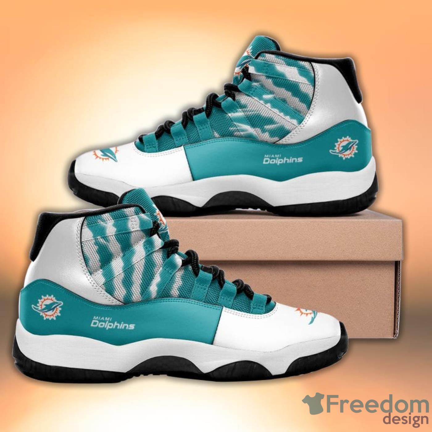 Miami Dolphins Air Jordan 11 Collection For Men And Women Gift Fans -  Freedomdesign