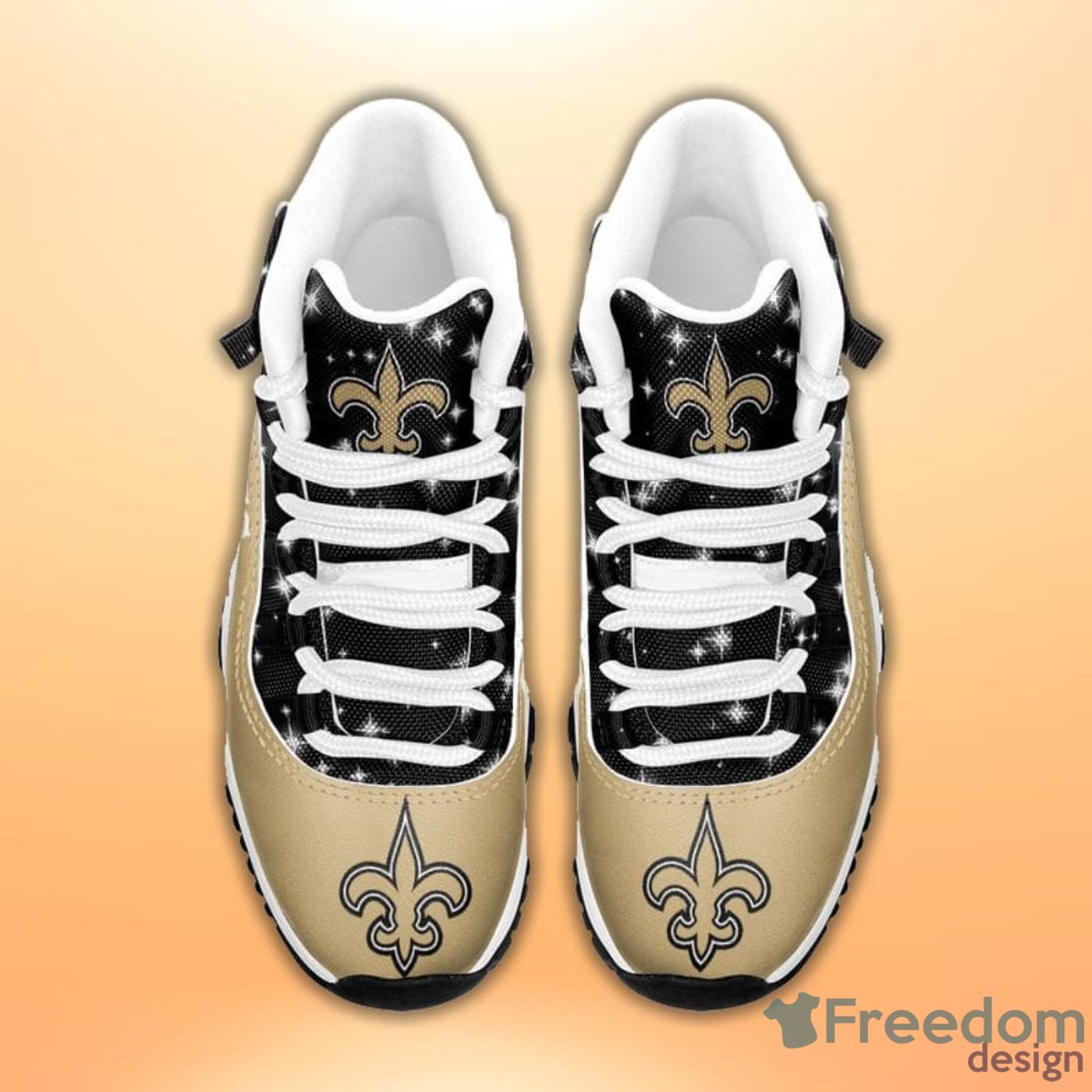 New Orleans Saints Pattern Galaxy Style Sneaker Air Jordan 11