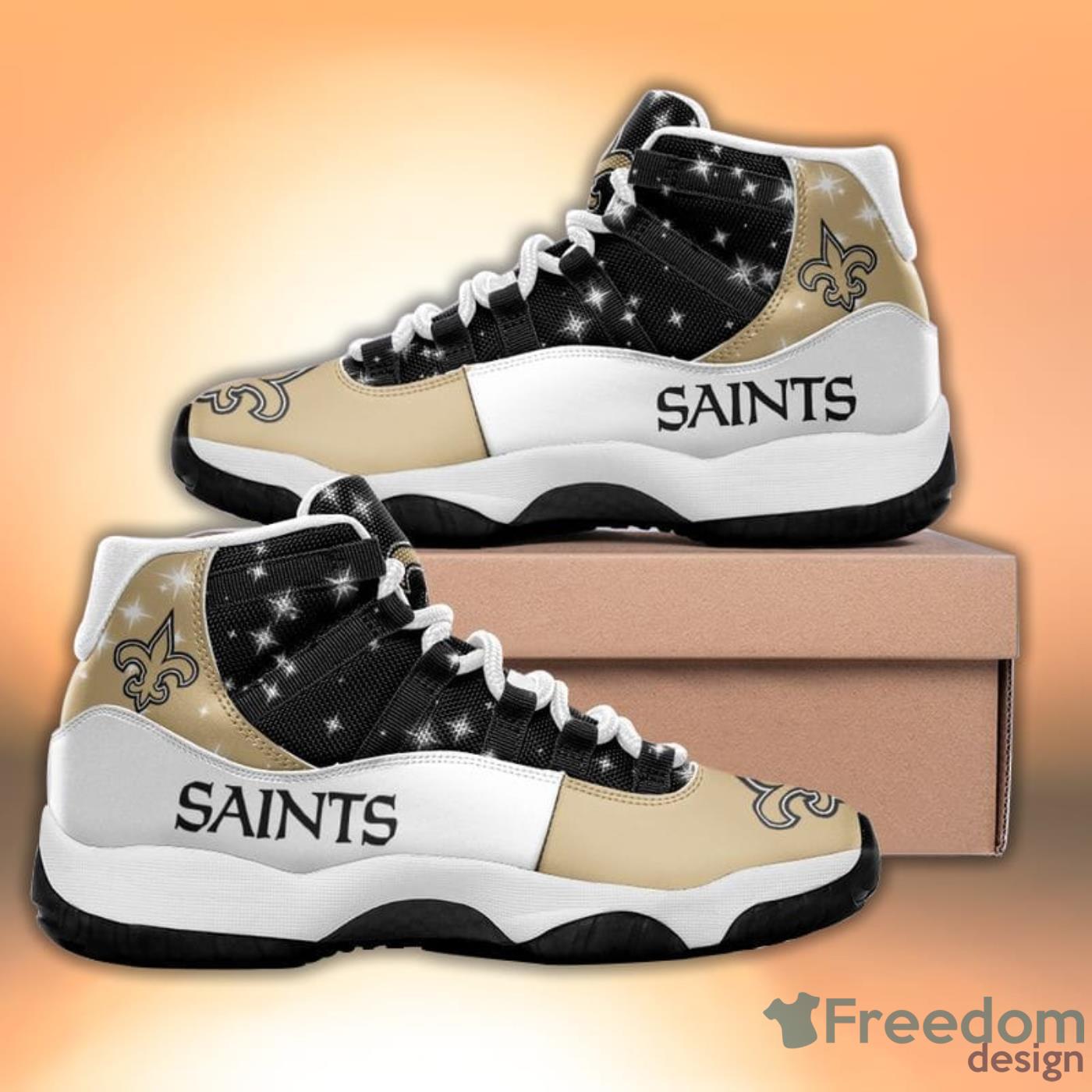 New Orleans Saints Jordan 13 Sneaker Shoes