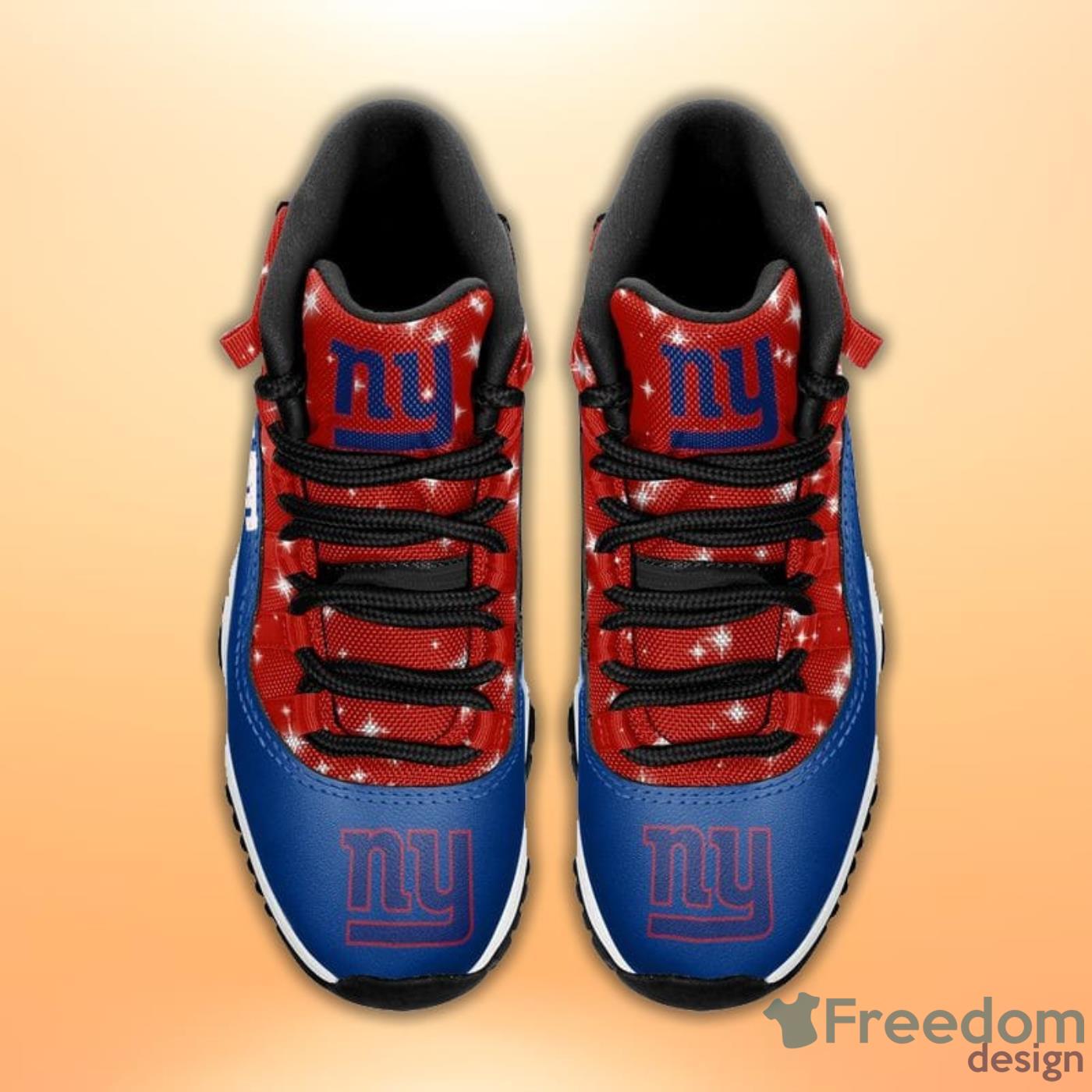 New York Giants Pattern Galaxy Style Sneaker Air Jordan 11 Shoes -  Freedomdesign