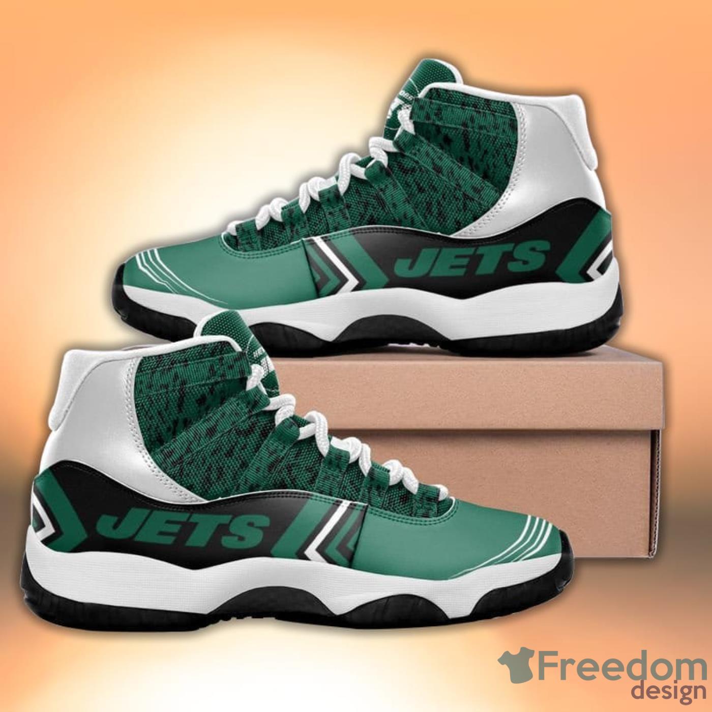 New York Jets NFL Air Jordan 11 Sneakers Shoes Gift For Fans - Freedomdesign