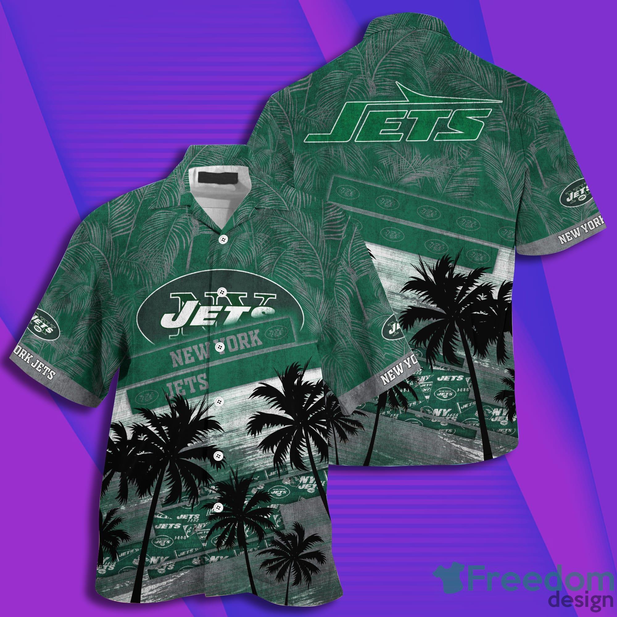 New York Jets NFL Logo Combo Hawaiian Shirt And Short Summer For Men Women  - Freedomdesign