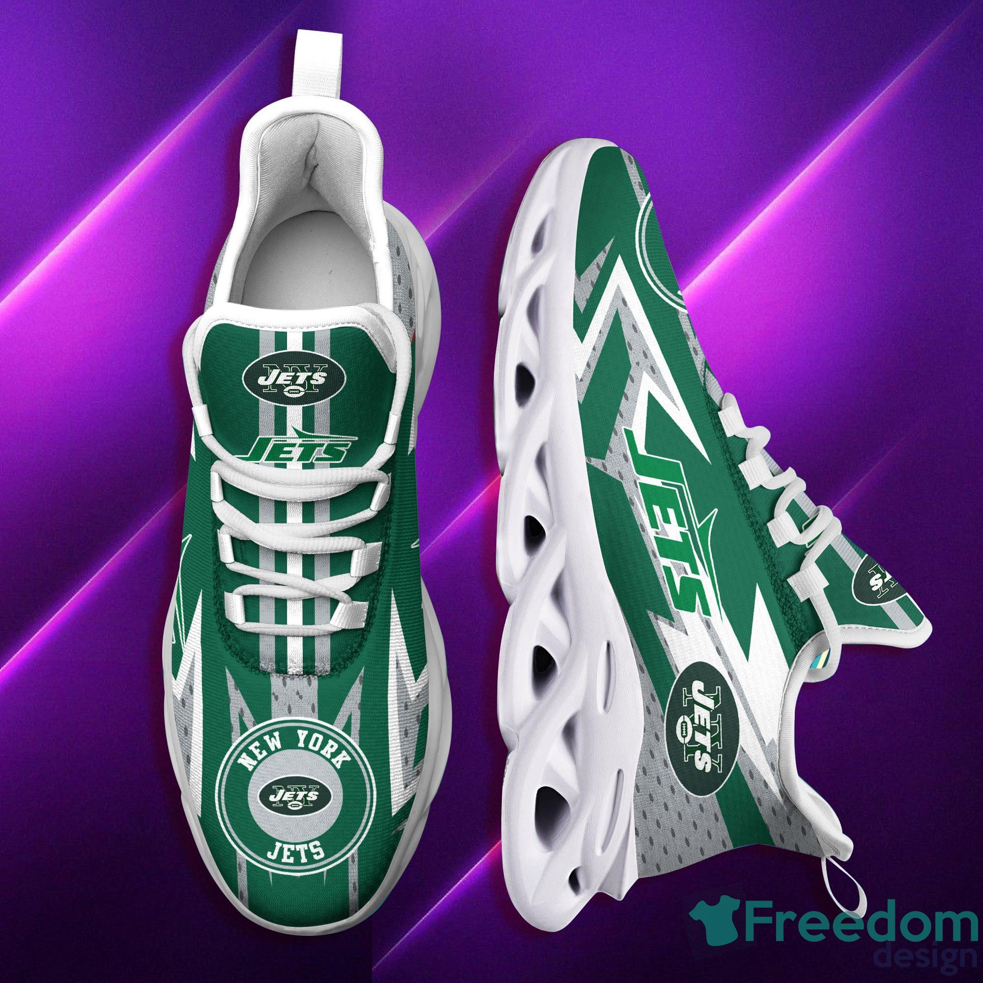 New York Jets NFL Black Max Soul Shoes - Freedomdesign