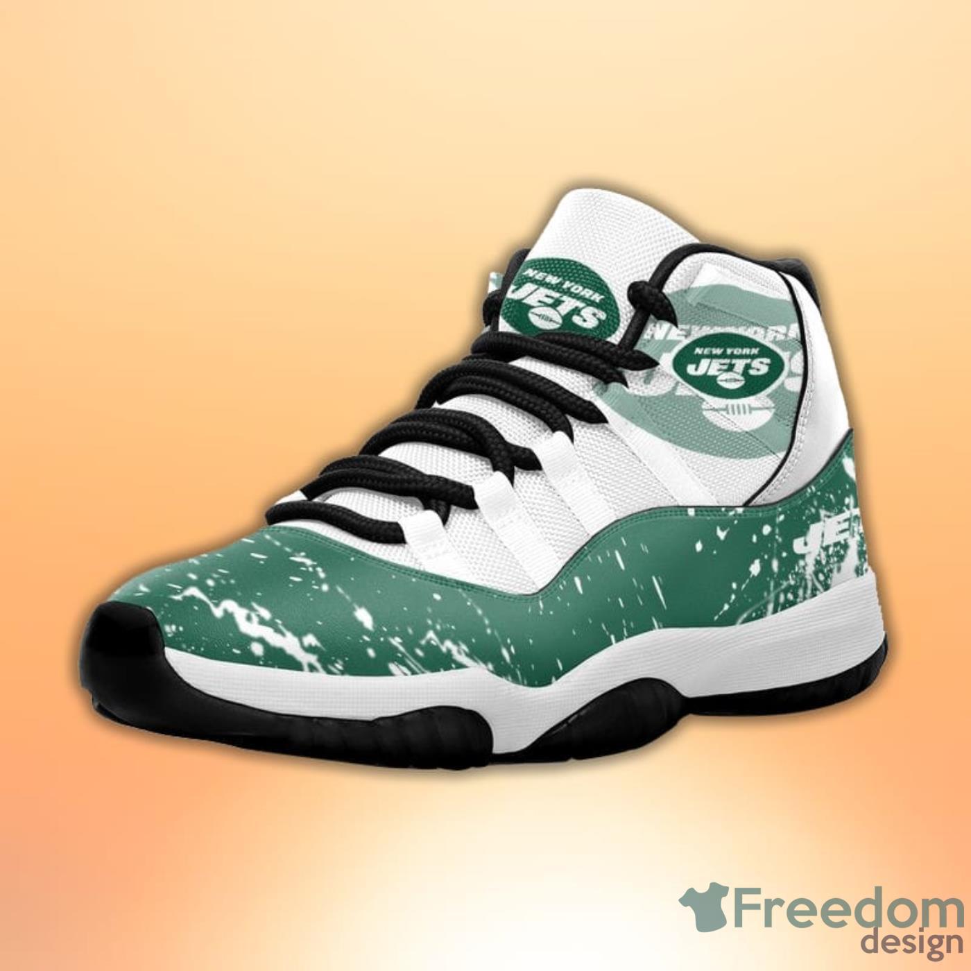 New York Jets NFL Air Jordan 11 Sneakers Shoes Gift For Fans - Freedomdesign